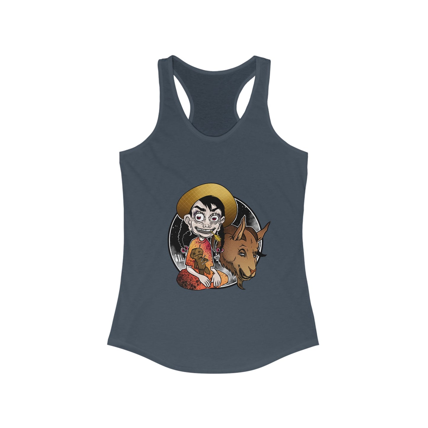 Ill! Artestry Goaty Women's Racerback Tank Top