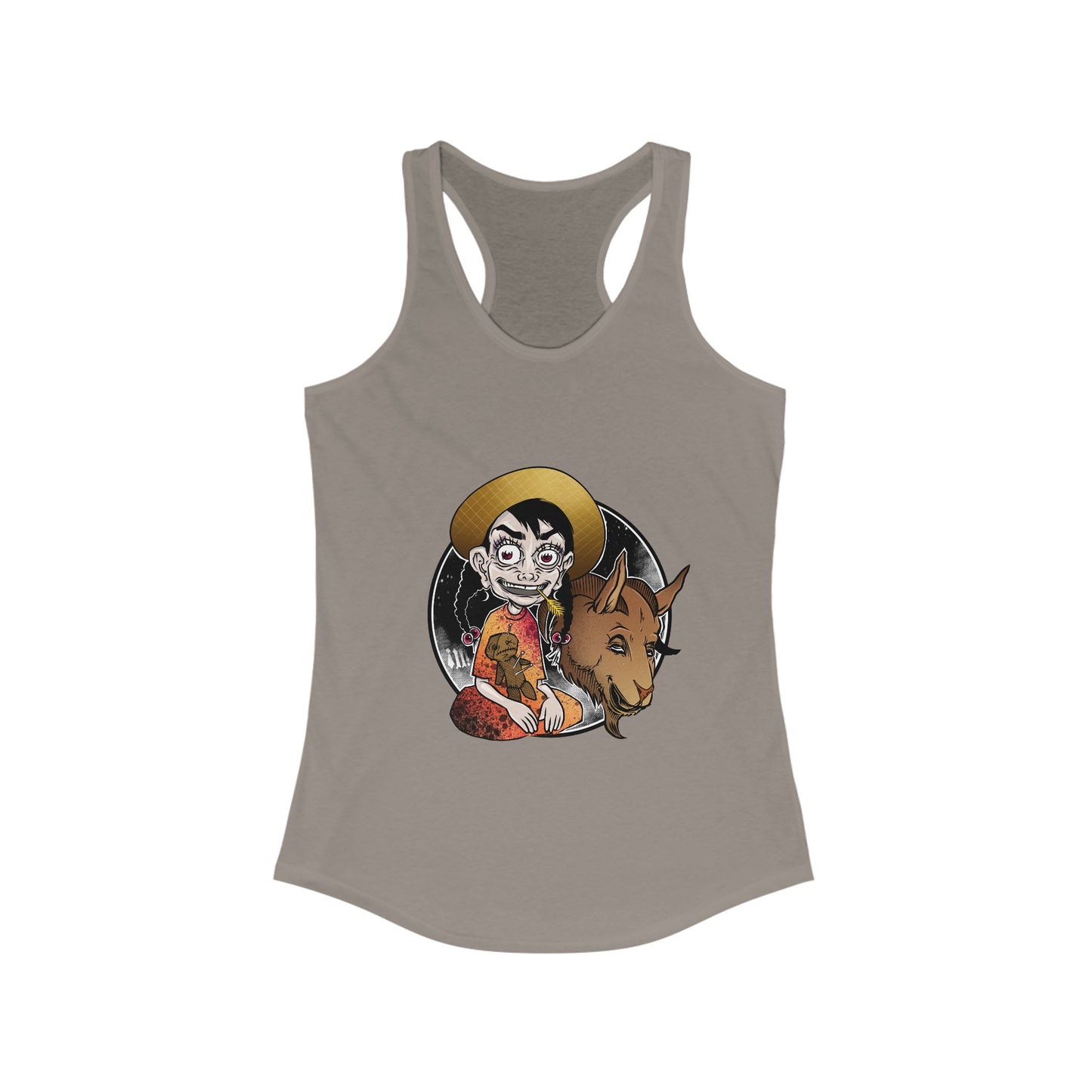Ill! Artestry Goaty Women's Racerback Tank Top