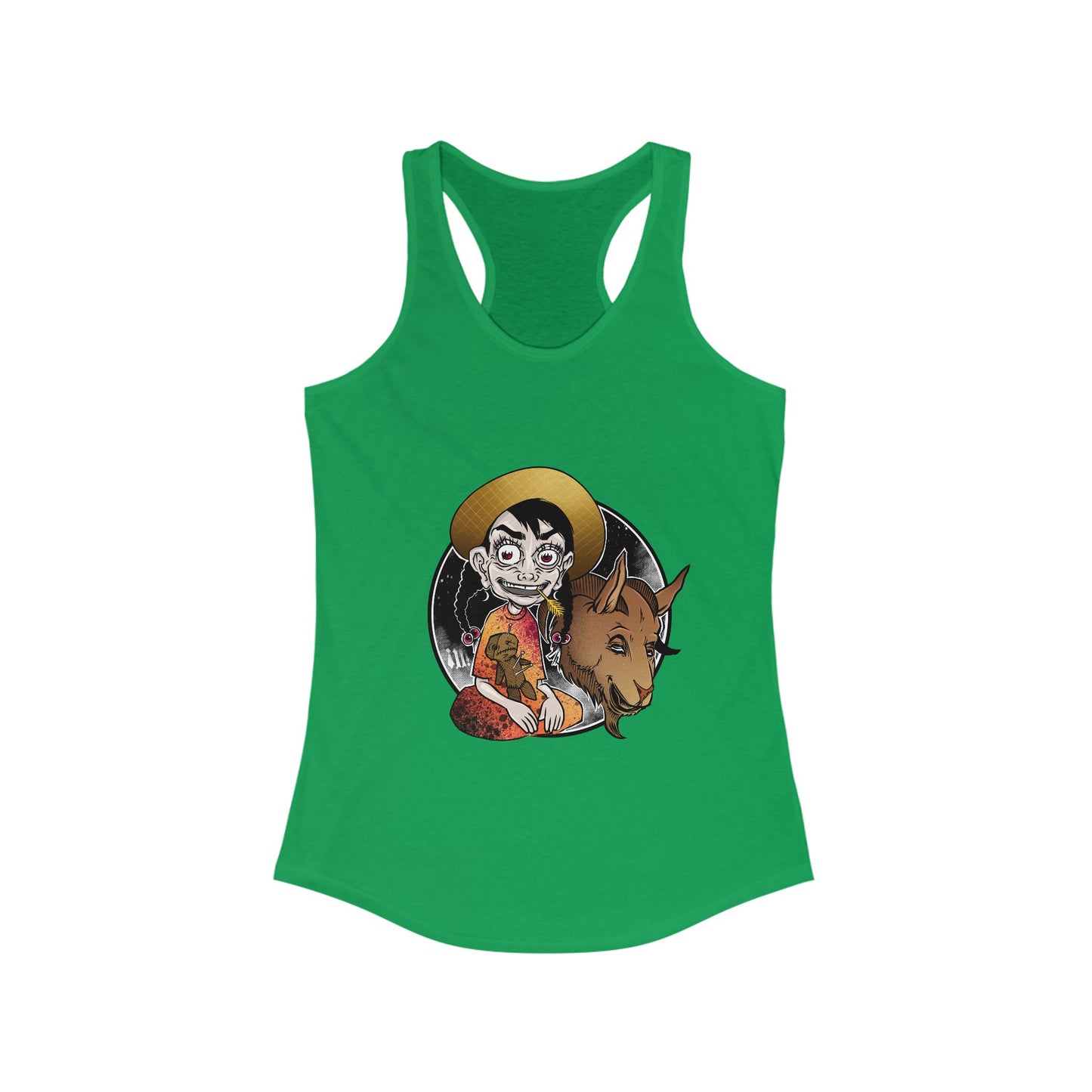 Ill! Artestry Goaty Women's Racerback Tank Top