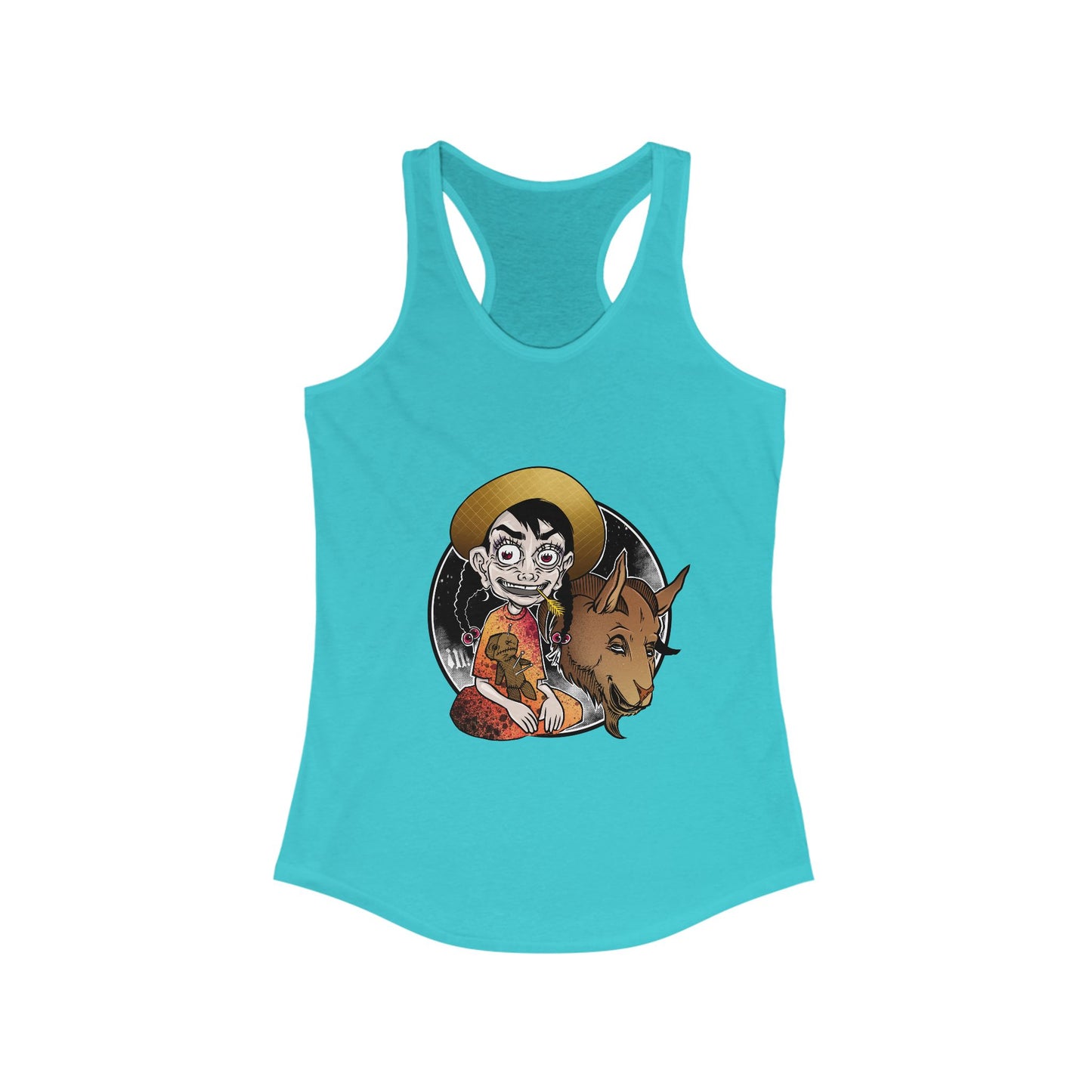 Ill! Artestry Goaty Women's Racerback Tank Top