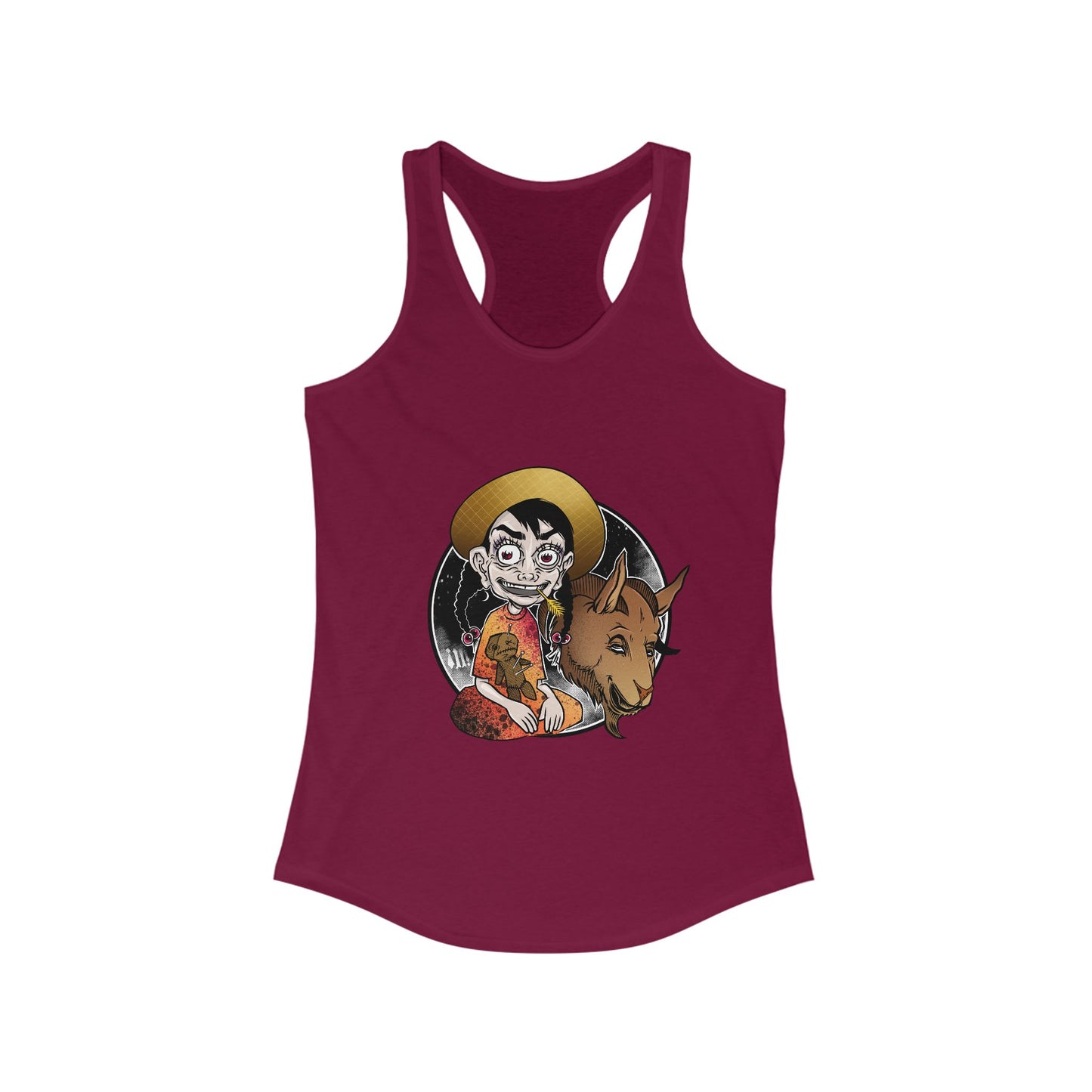 Ill! Artestry Goaty Women's Racerback Tank Top