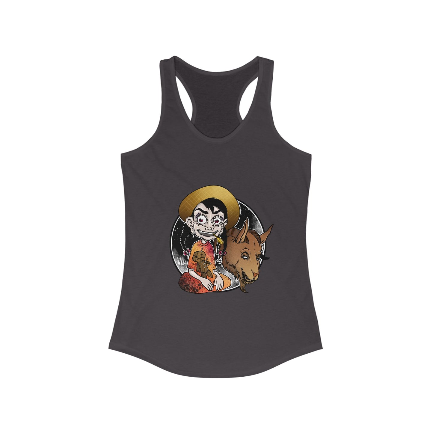 Ill! Artestry Goaty Women's Racerback Tank Top