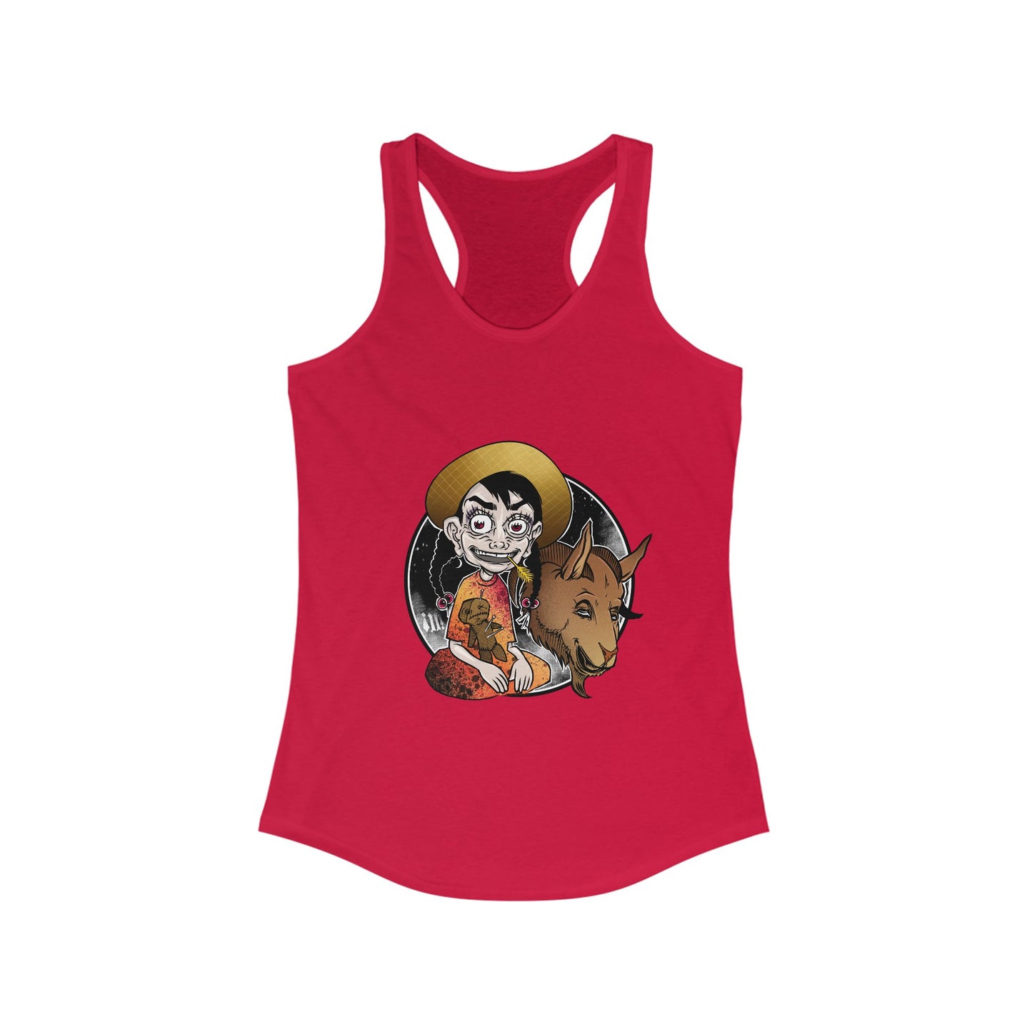 Ill! Artestry Goaty Women's Racerback Tank Top
