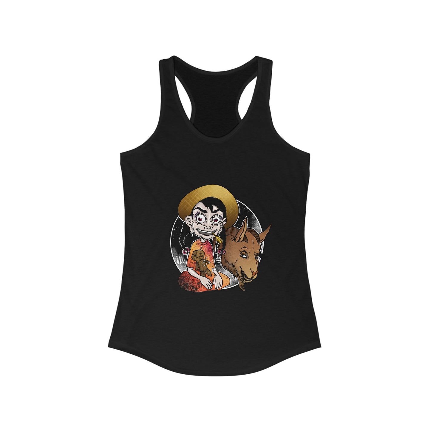Ill! Artestry Goaty Women's Racerback Tank Top