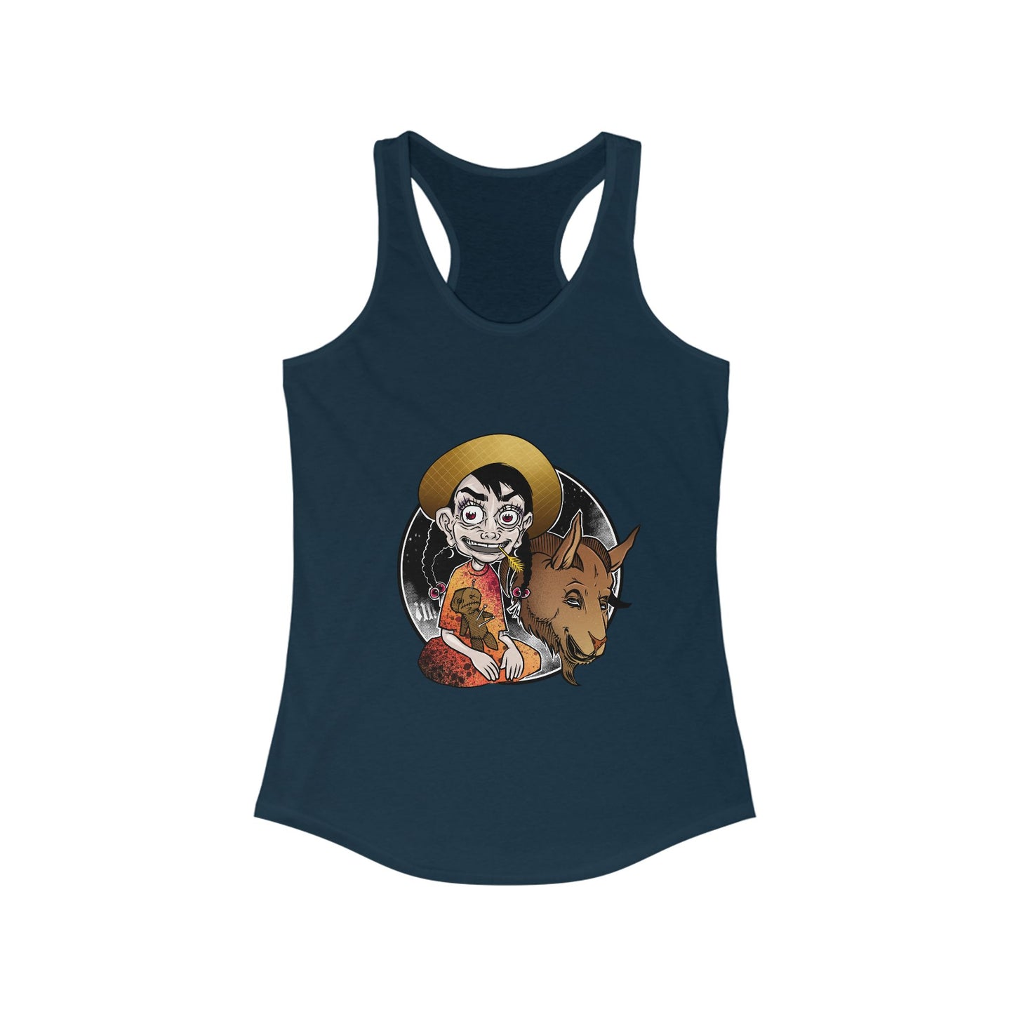 Ill! Artestry Goaty Women's Racerback Tank Top
