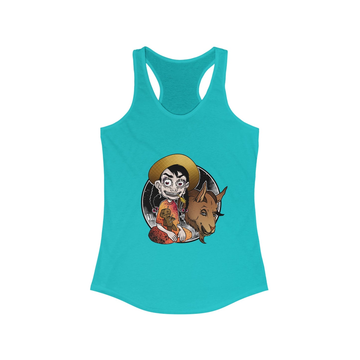 Ill! Artestry Goaty Women's Racerback Tank Top