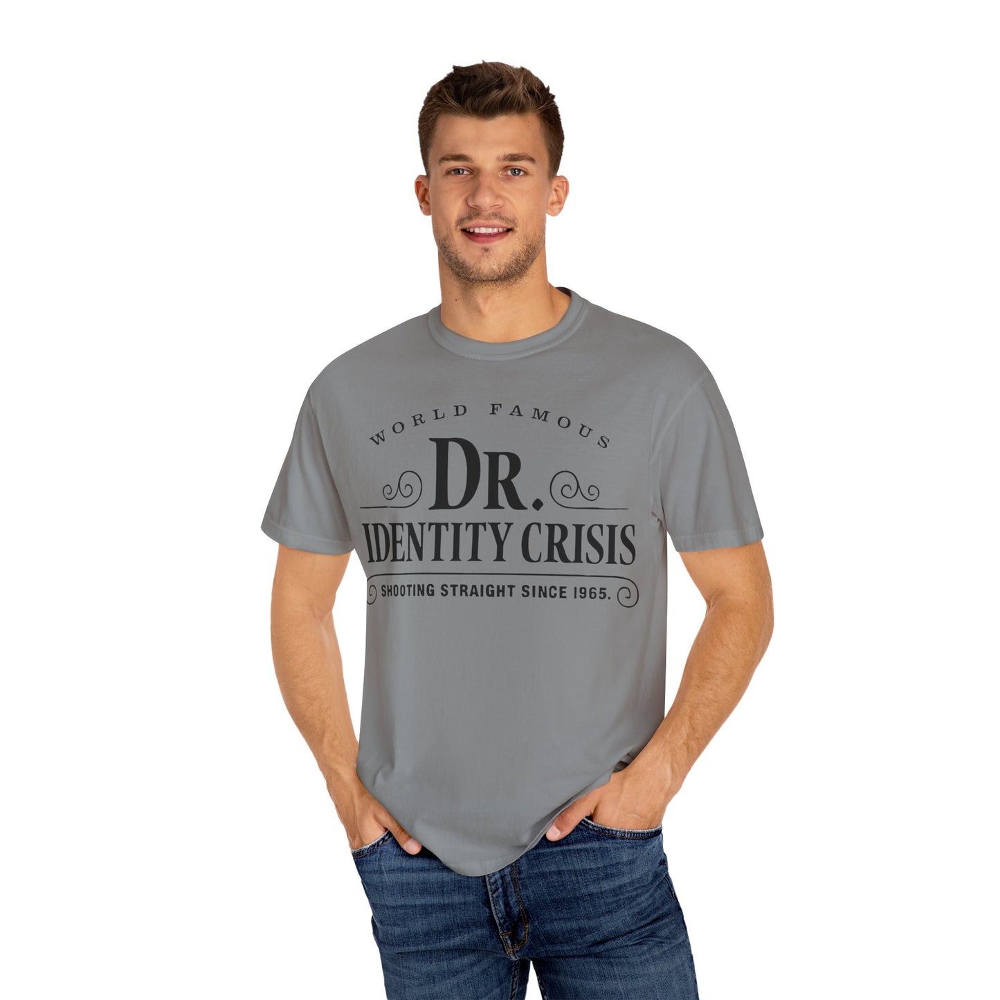 Unisex Identity Crisis T-shirt Dr. McGillicuddy's Edition