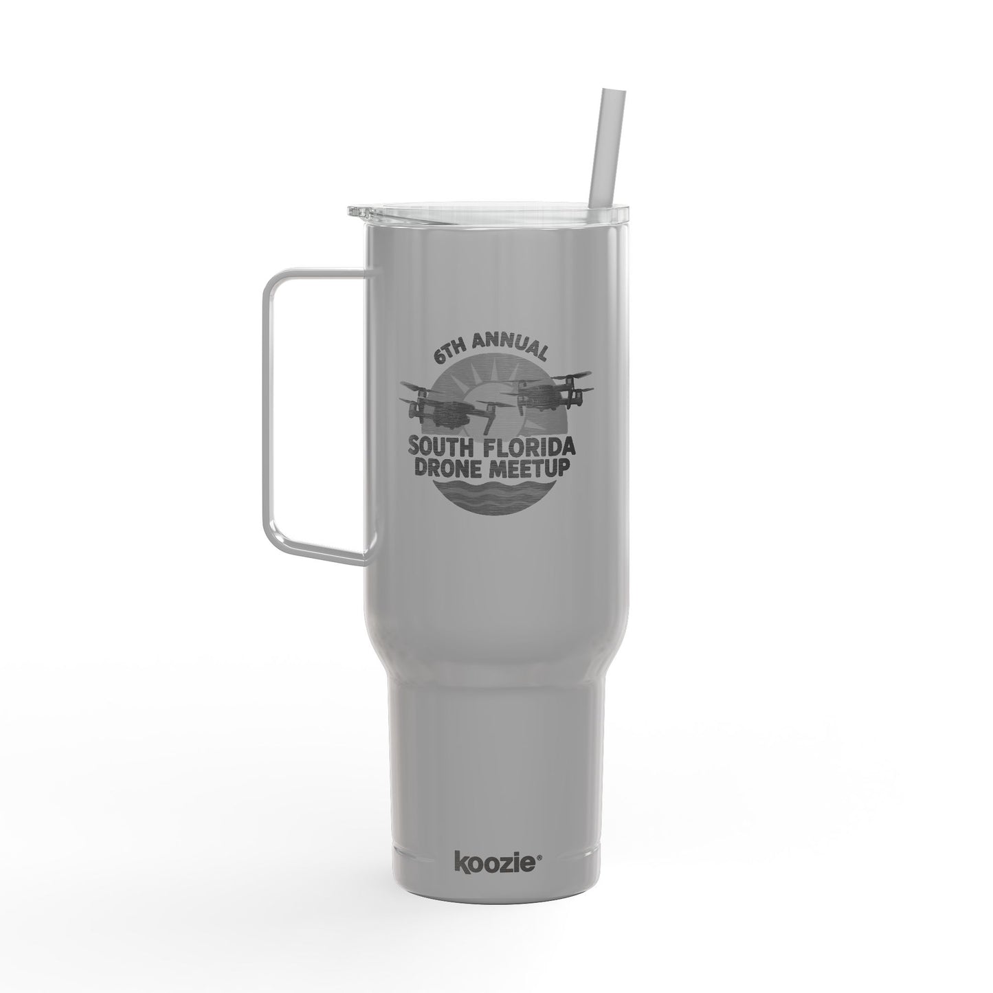 6th Annual South Florida Drone Meetup Insulated Tumbler for Hot & Cold Beverages, 40oz