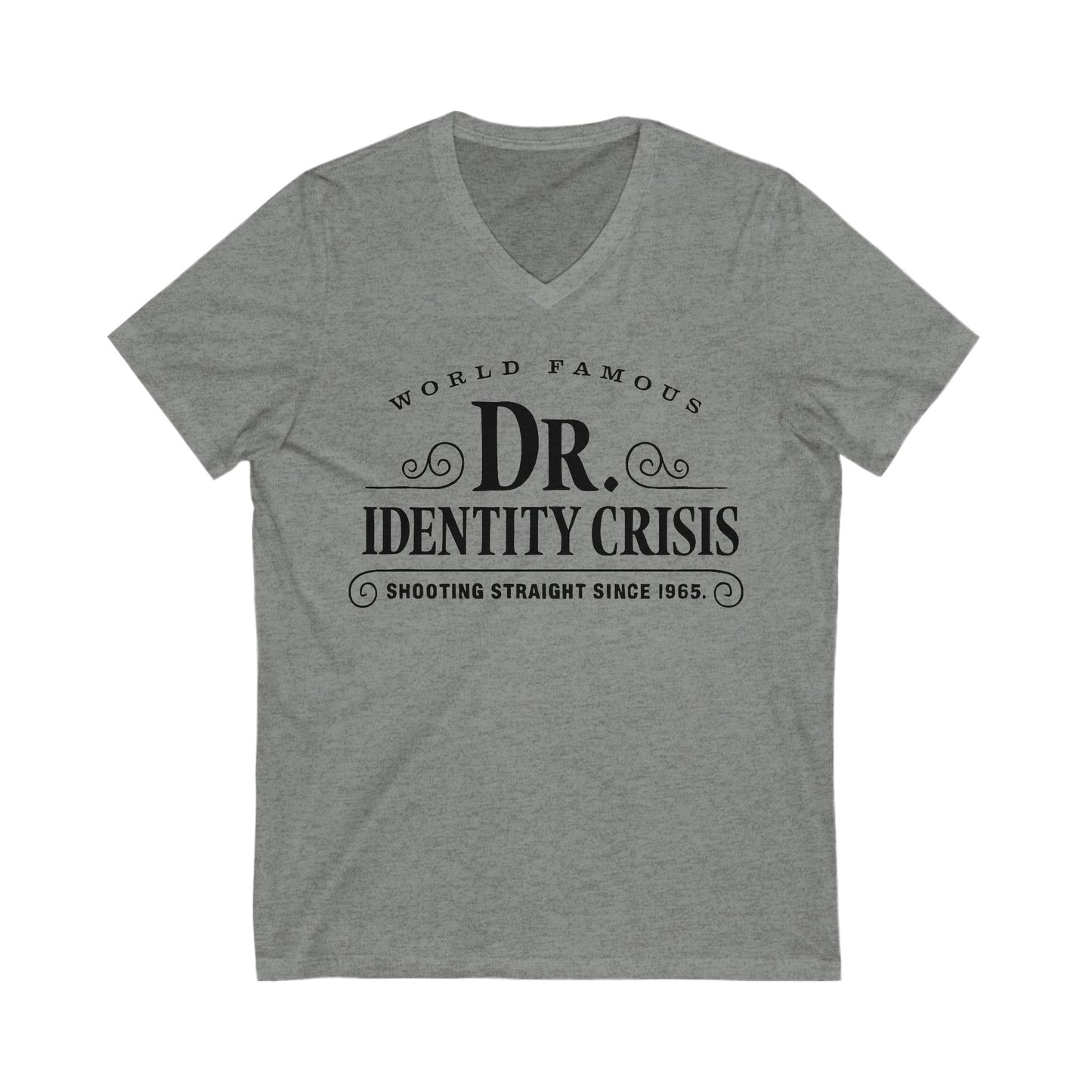 Identity Crisis Unisex V-Neck Tee Dr. McGillicuddy's Edition