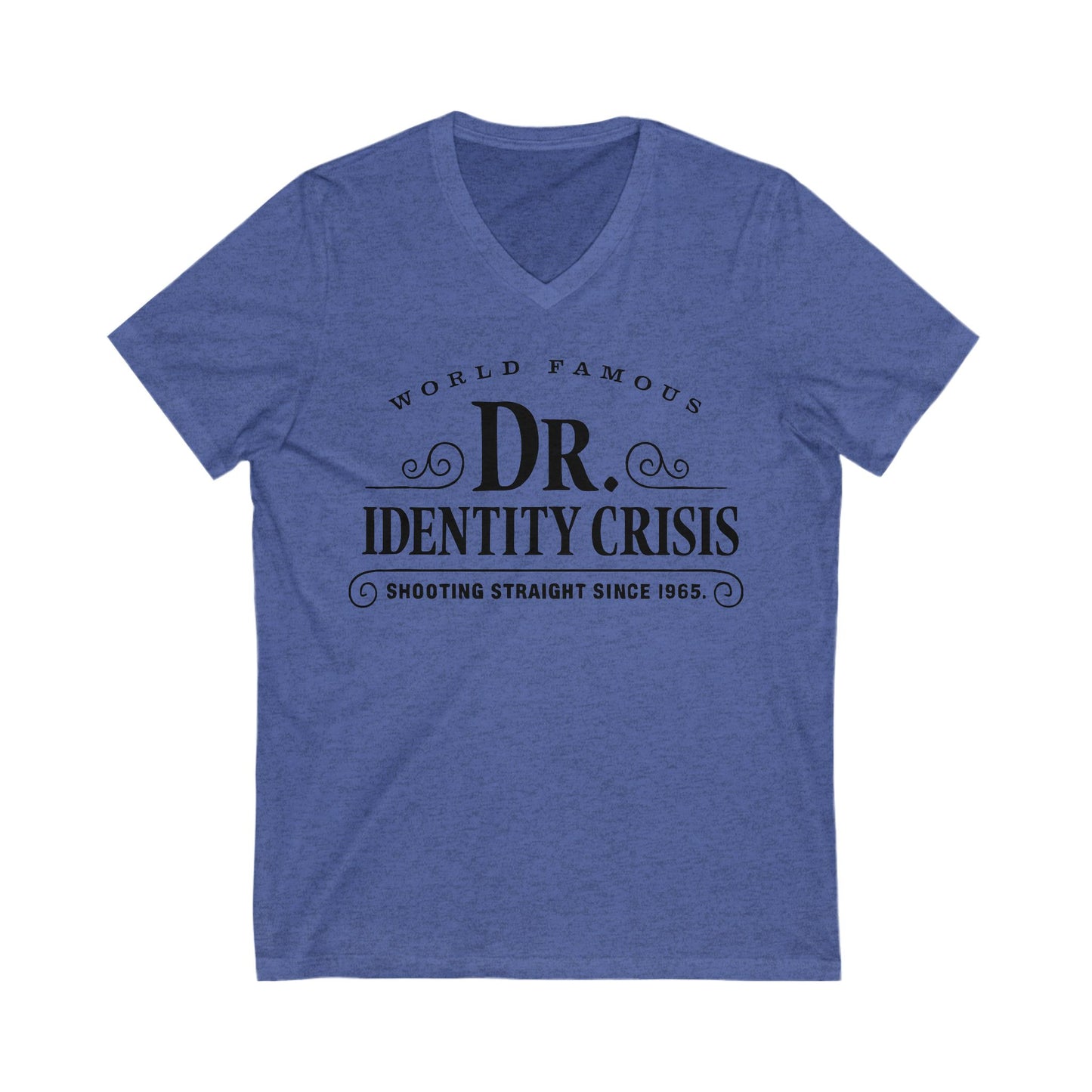 Identity Crisis Unisex V-Neck Tee Dr. McGillicuddy's Edition