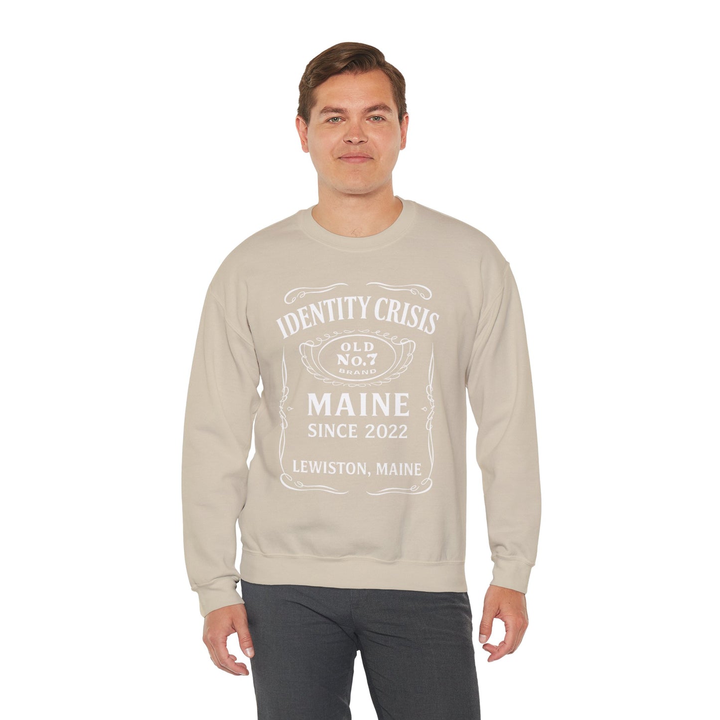 Identity Crisis Unisex Crewneck Sweatshirt Jack Daniel's Edition