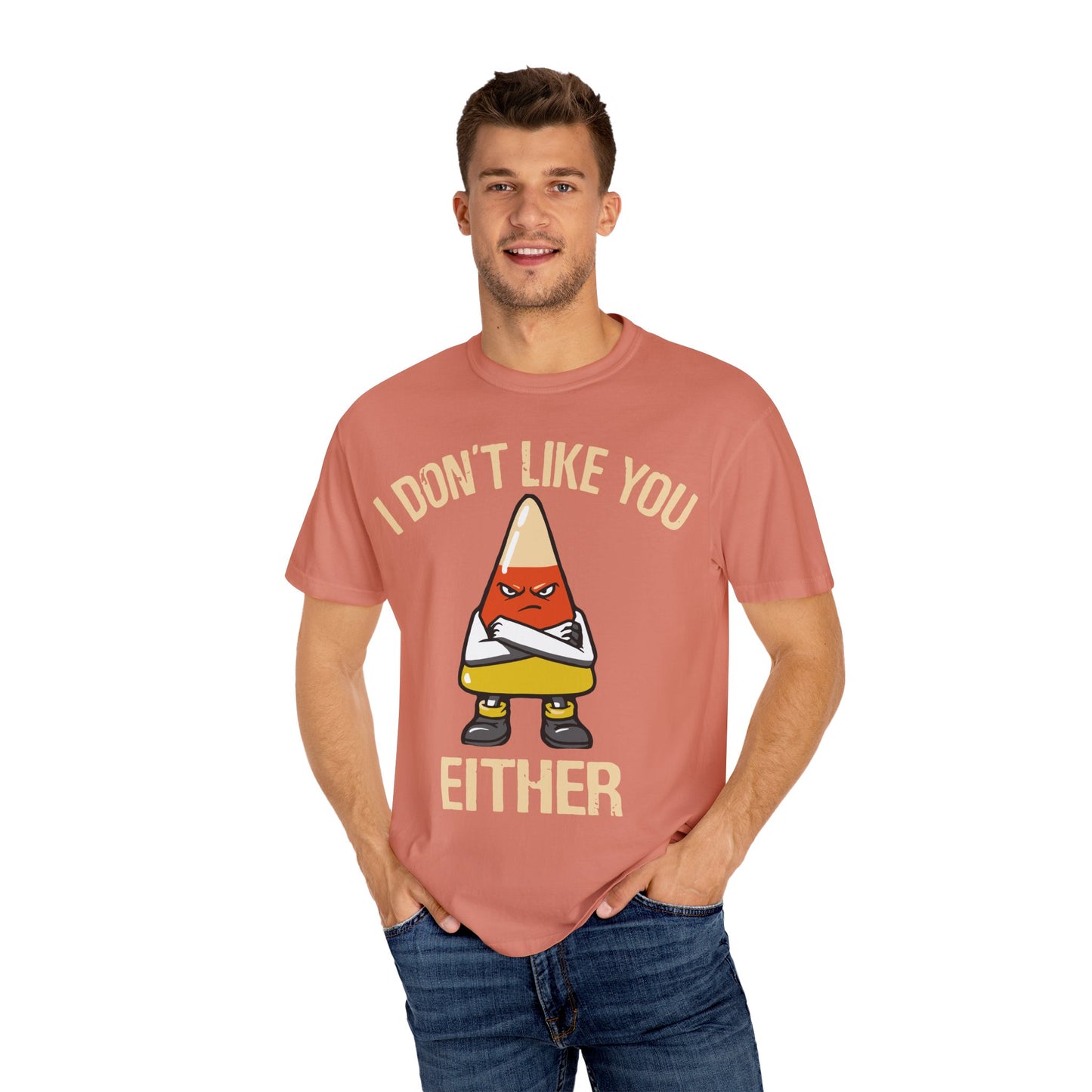 Candy Corn Unisex Garment-Dyed T-shirt