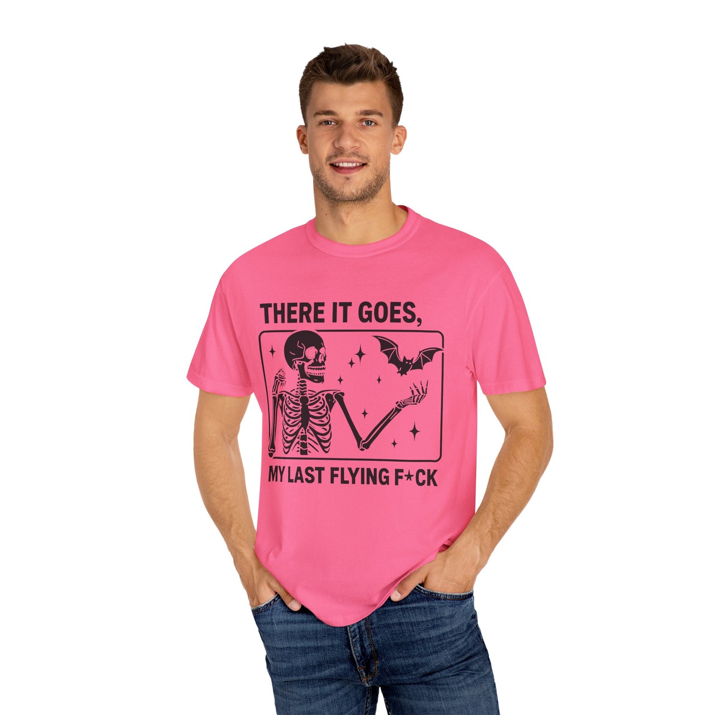 Playful Skeleton Graphic T-Shirt, Unisex Humor Tee, Halloween Shirt, Casual Wear, Gift for Friends