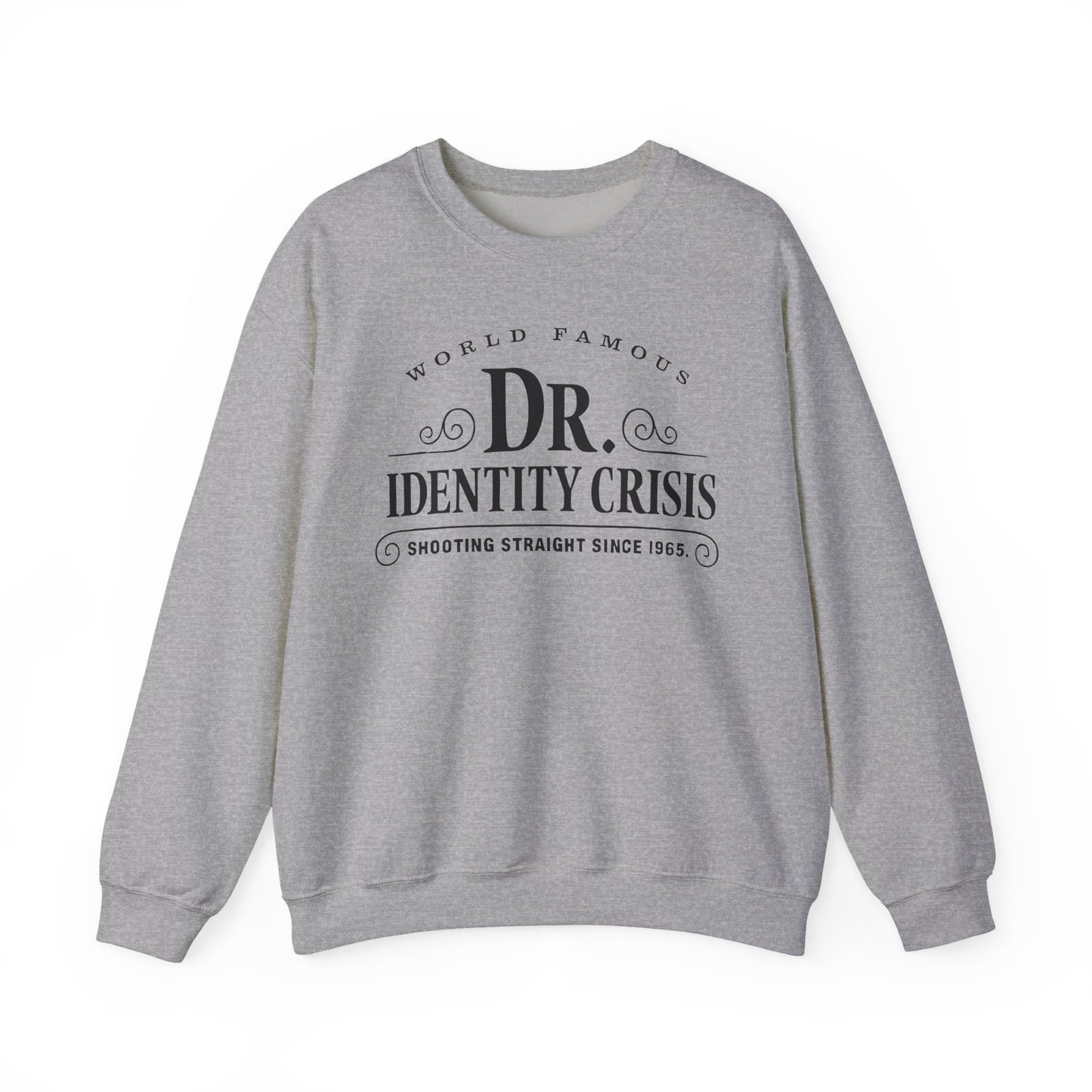 Identity Crisis Unisex Crewneck Sweatshirt Dr. McGillicuddy's Edition