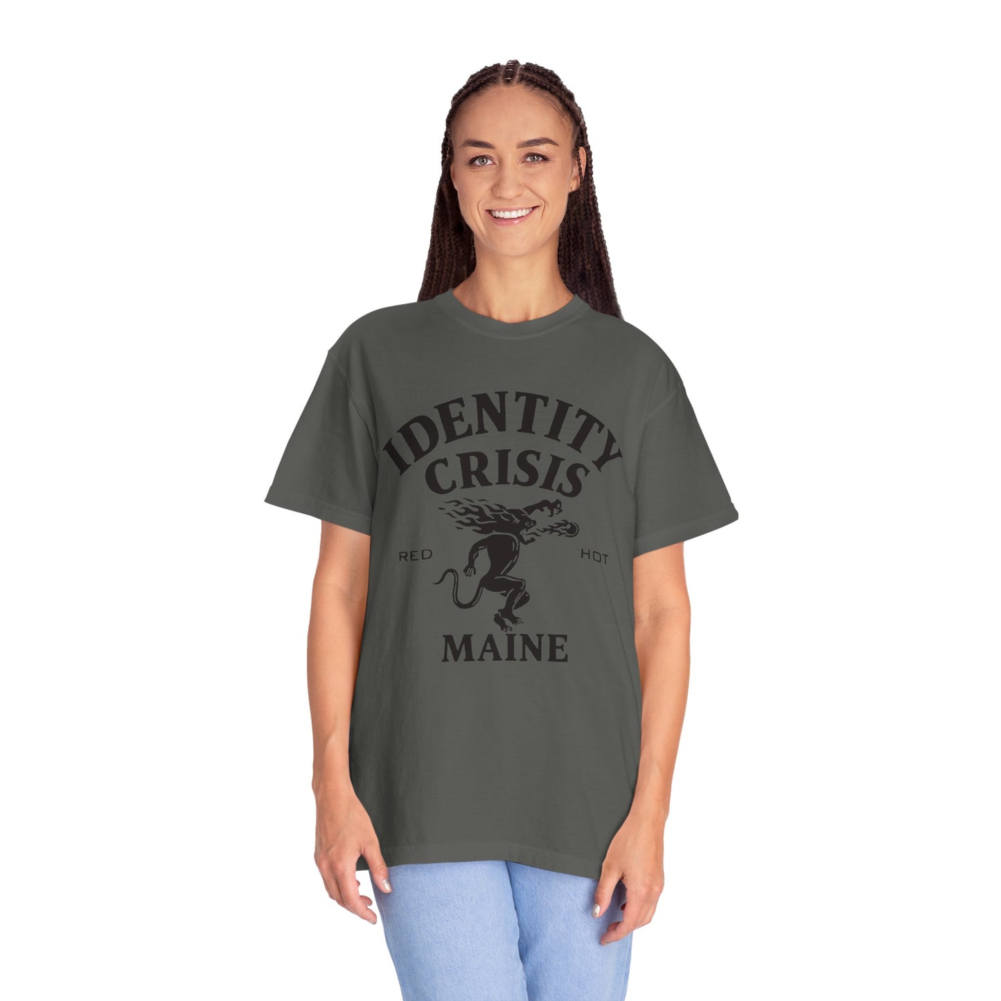 Unisex Identity Crisis T-shirt Fireball Edition