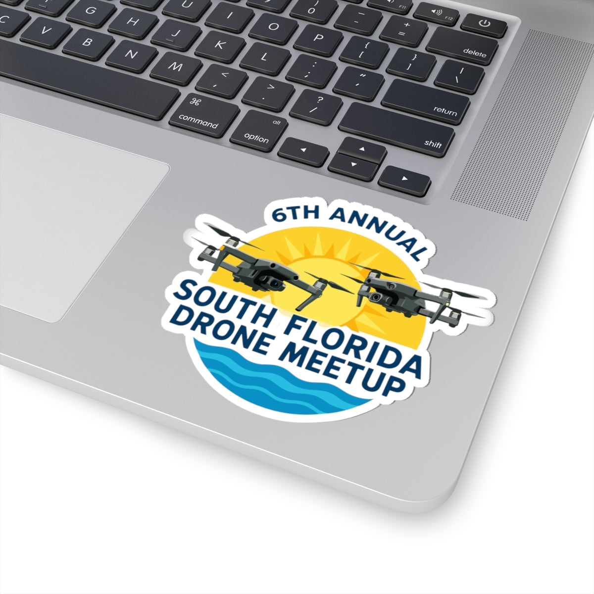 6th Annual South Florida Drone Meetup Kiss-Cut Stickers