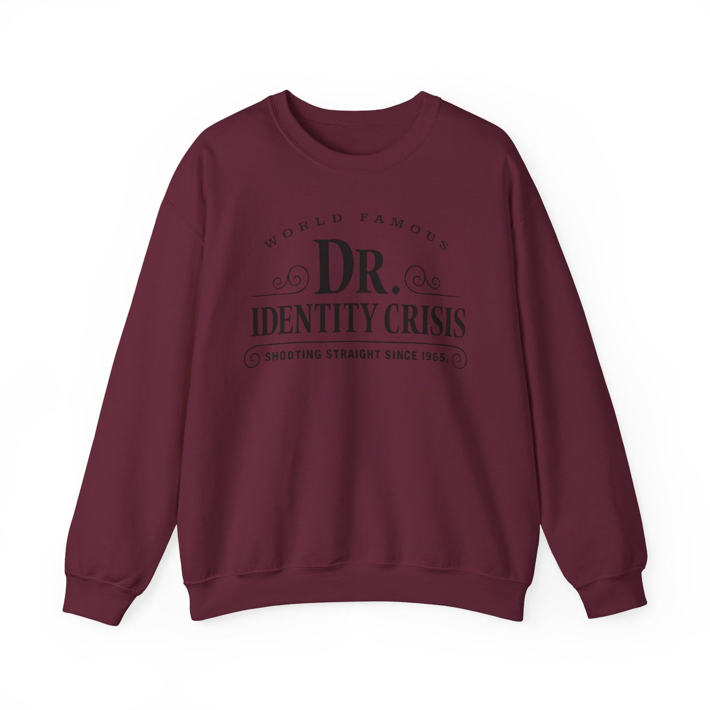 Identity Crisis Unisex Crewneck Sweatshirt Dr. McGillicuddy's Edition