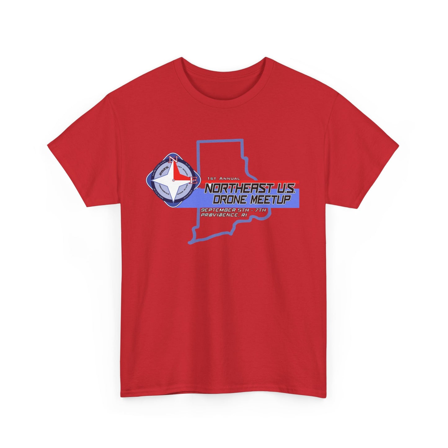 Inaugural Northeast Drone Meetup Unisex Tee, Drone