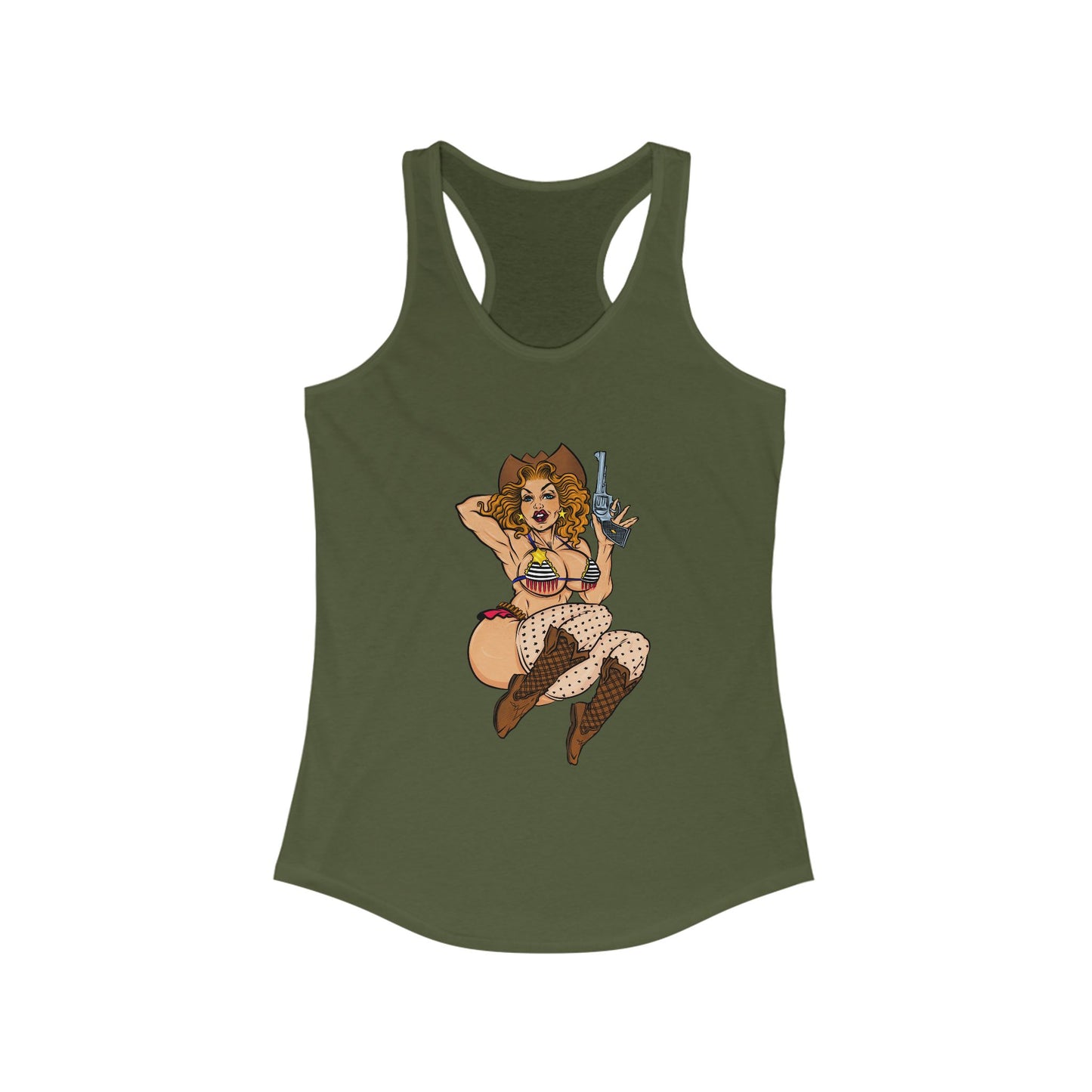 Ill! Artestry 6 Finger Suzy Women's Racerback Tank Top