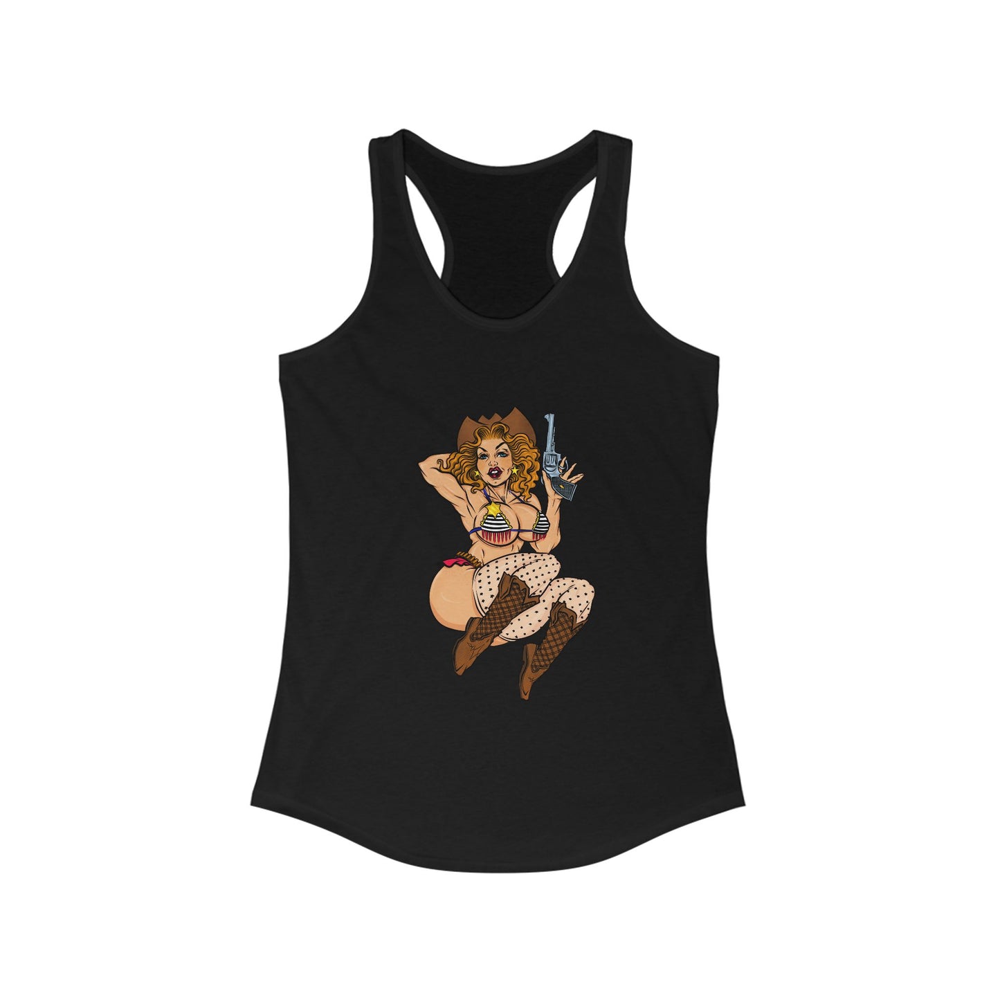 Ill! Artestry 6 Finger Suzy Women's Racerback Tank Top