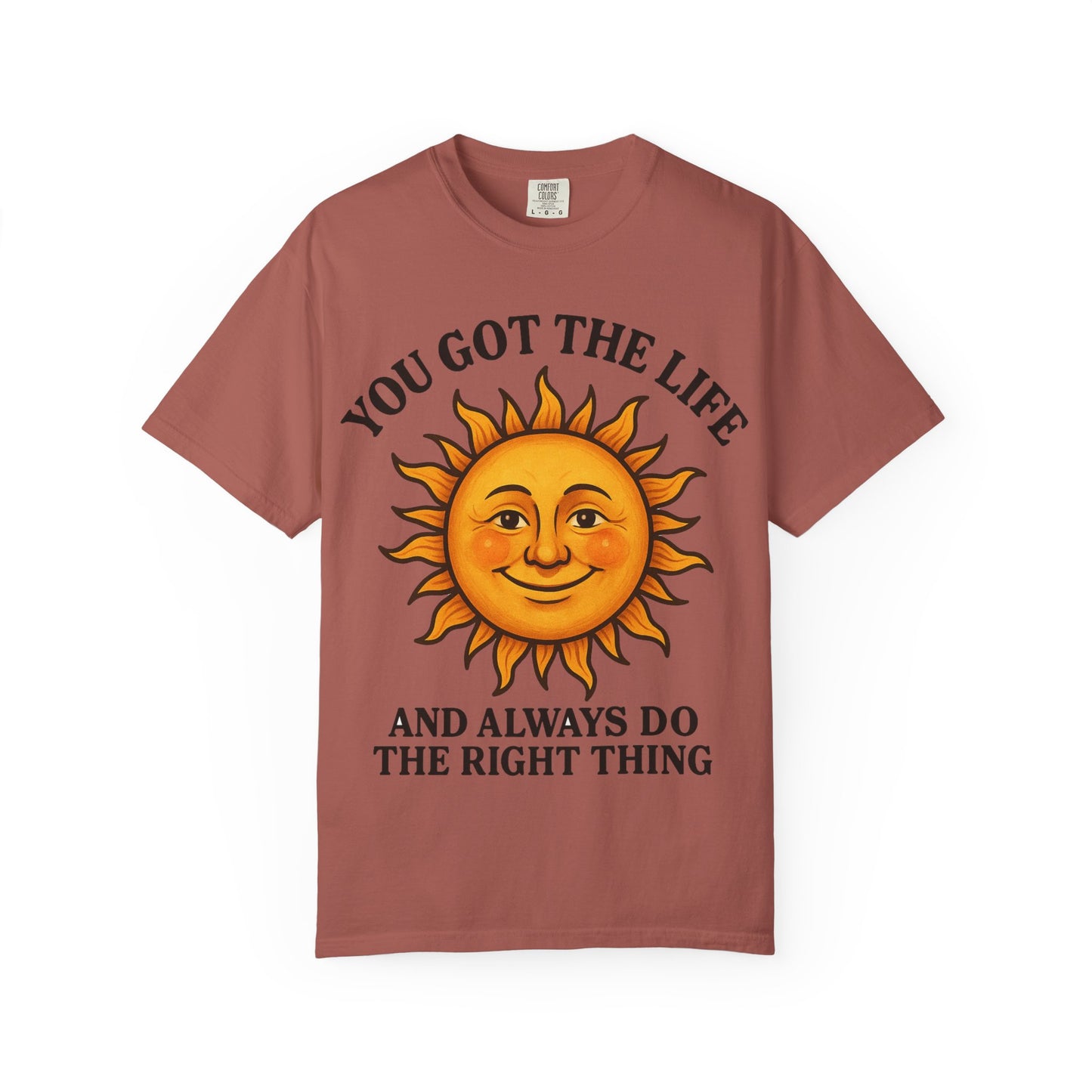 Sunny Vibes T-Shirt, Inspirational Tee for Positive Energy, Gift for Friends, Summer Fashion, Relaxed Lifestyle Wear