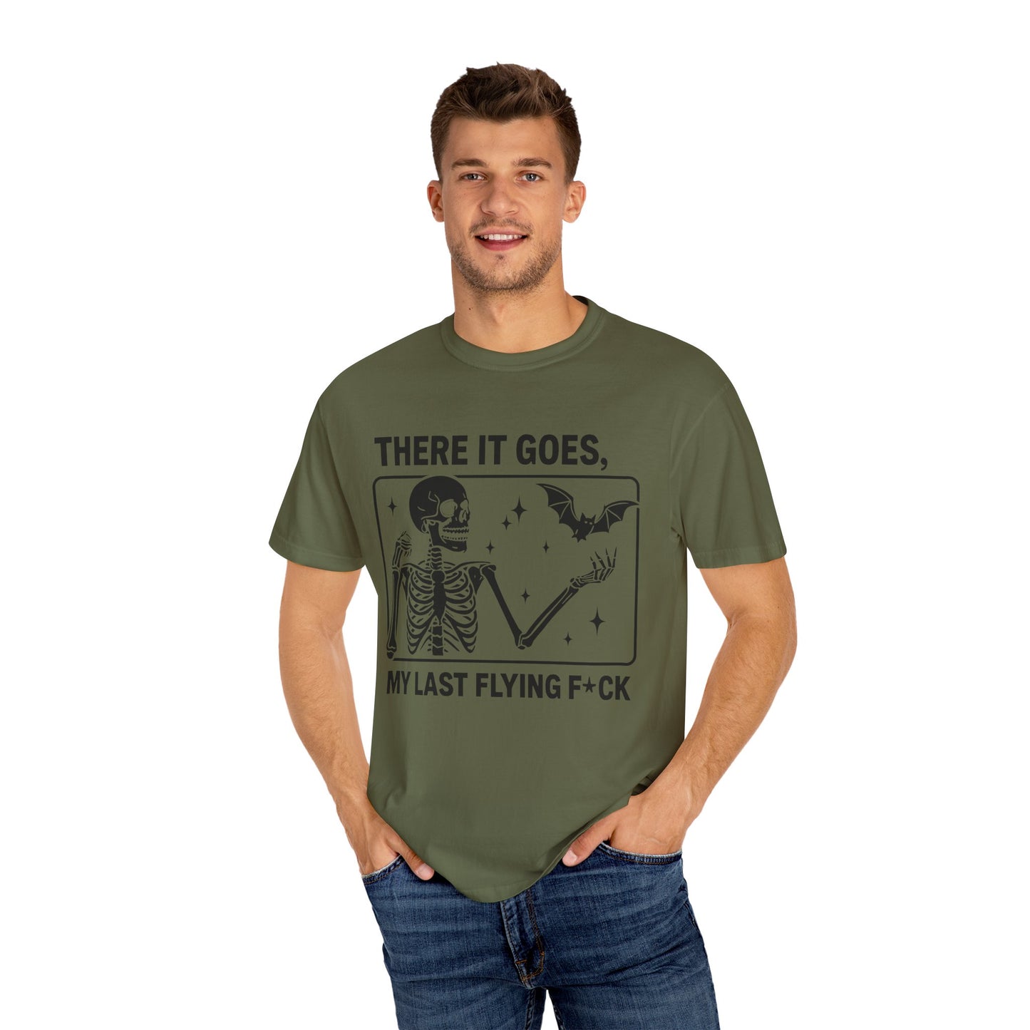 Playful Skeleton Graphic T-Shirt, Unisex Humor Tee, Halloween Shirt, Casual Wear, Gift for Friends