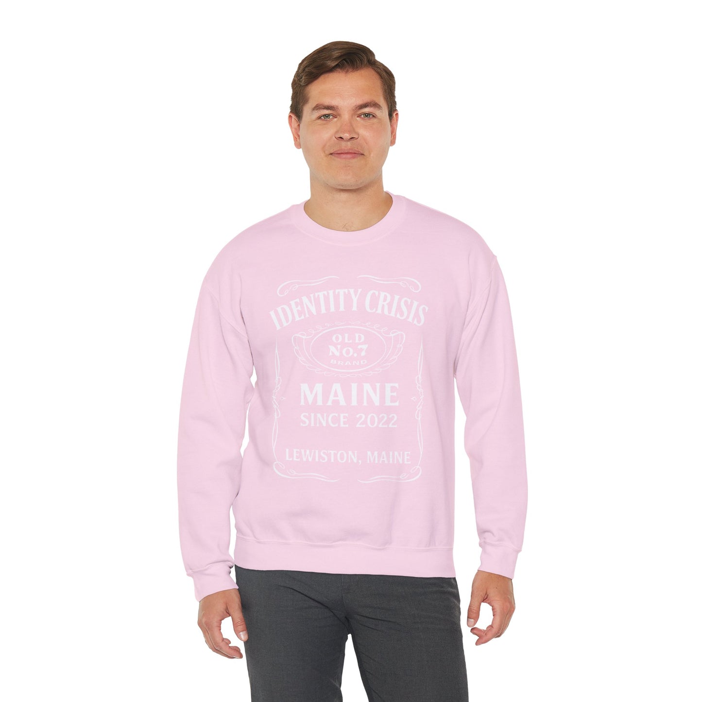 Identity Crisis Unisex Crewneck Sweatshirt Jack Daniel's Edition
