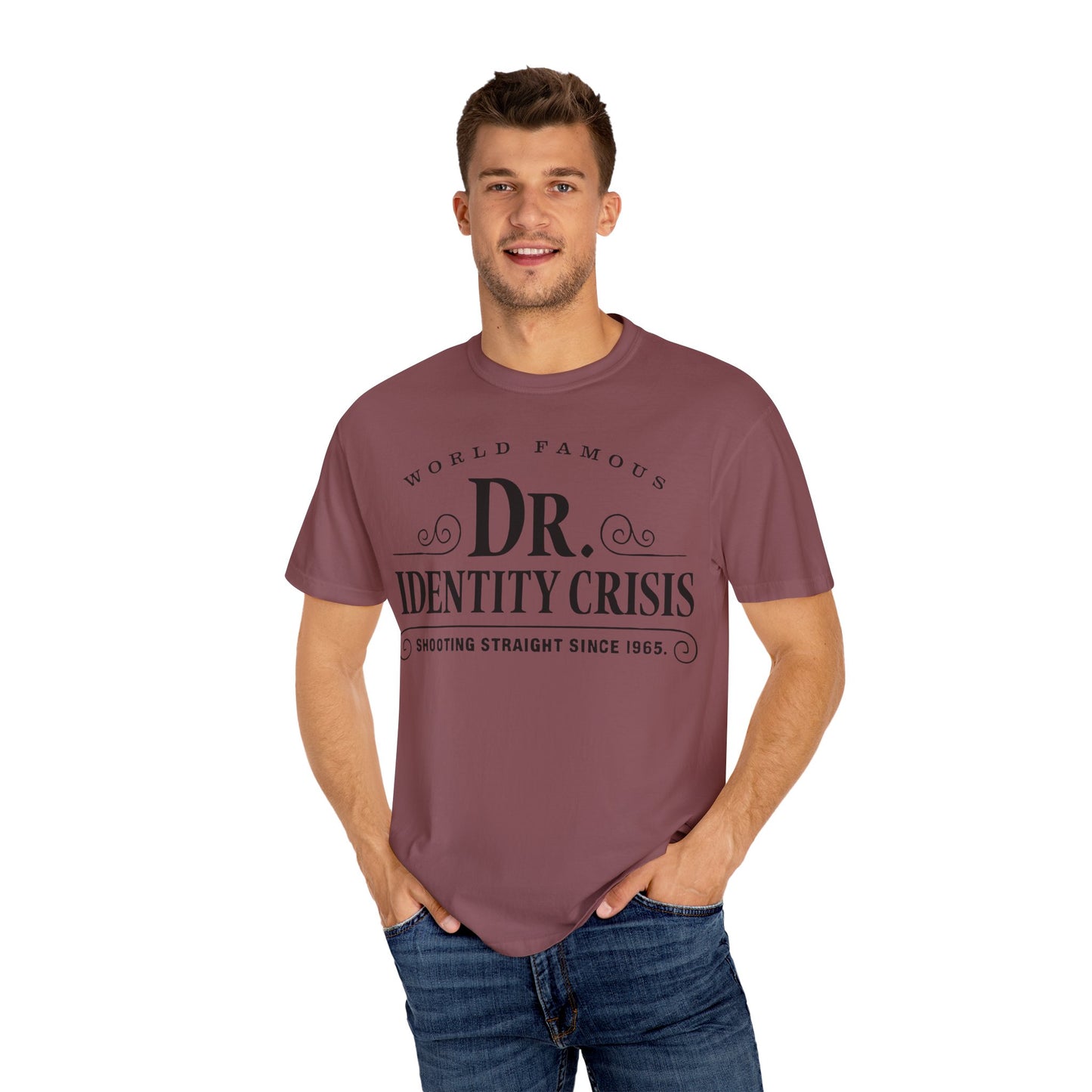 Unisex Identity Crisis T-shirt Dr. McGillicuddy's Edition