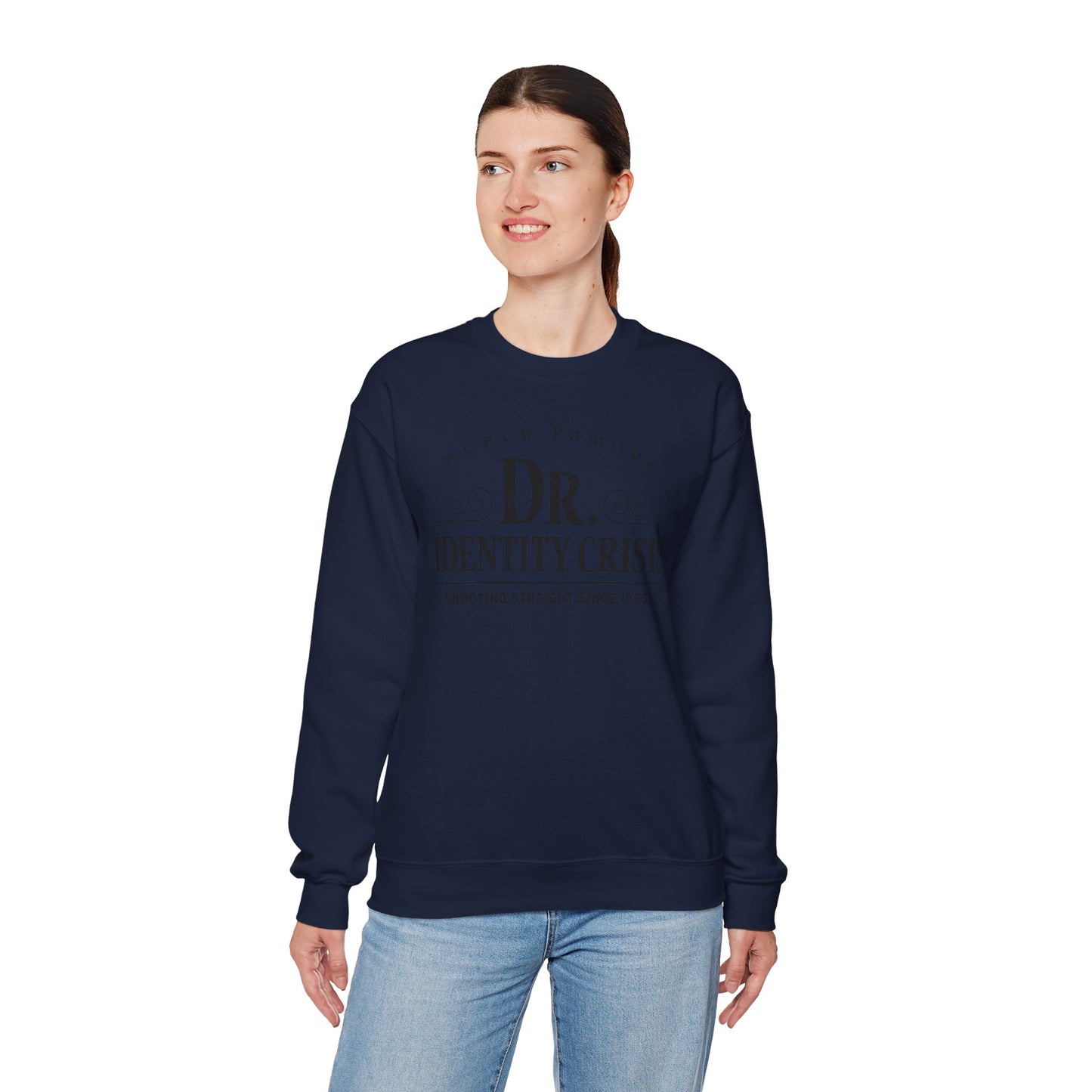Identity Crisis Unisex Crewneck Sweatshirt Dr. McGillicuddy's Edition