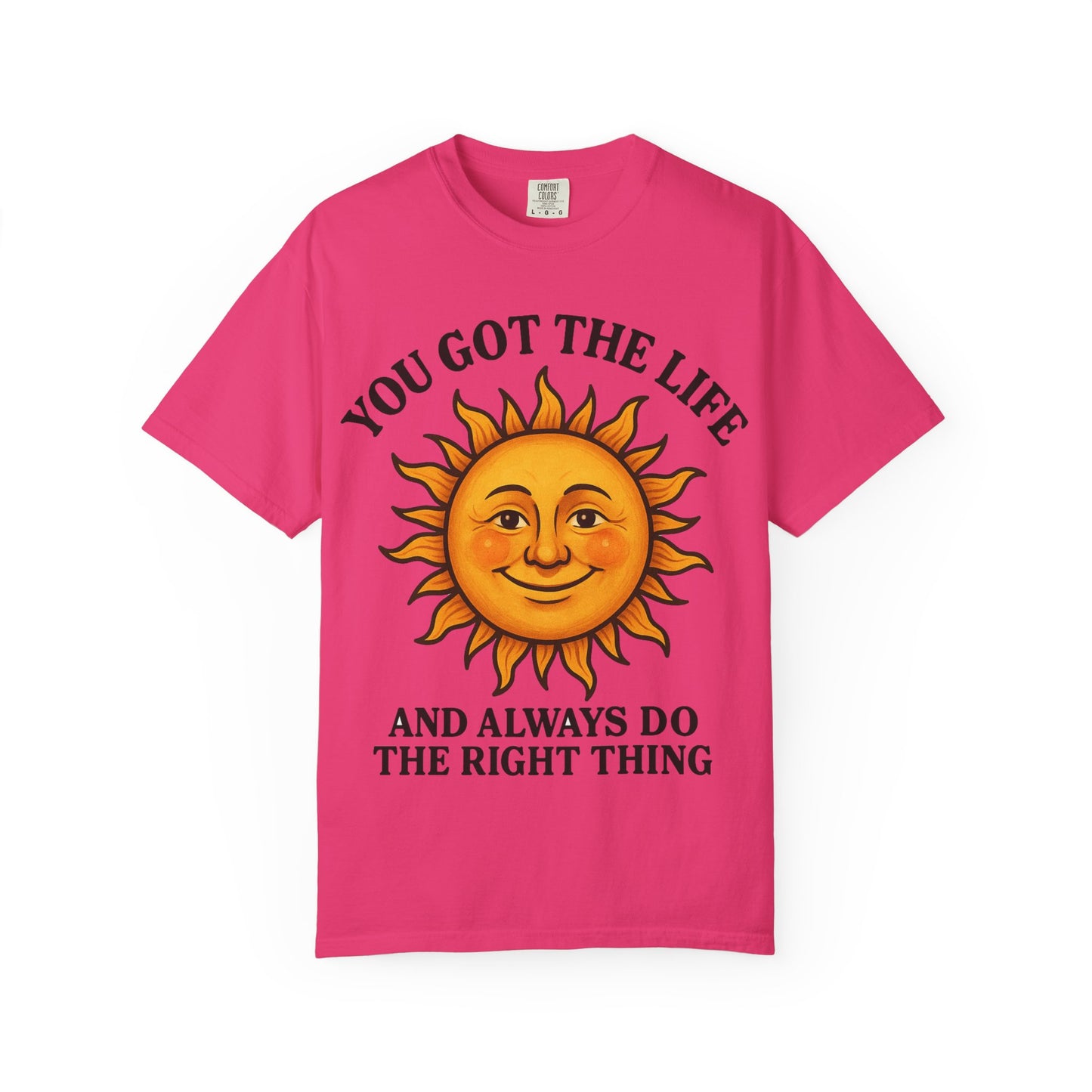 Sunny Vibes T-Shirt, Inspirational Tee for Positive Energy, Gift for Friends, Summer Fashion, Relaxed Lifestyle Wear
