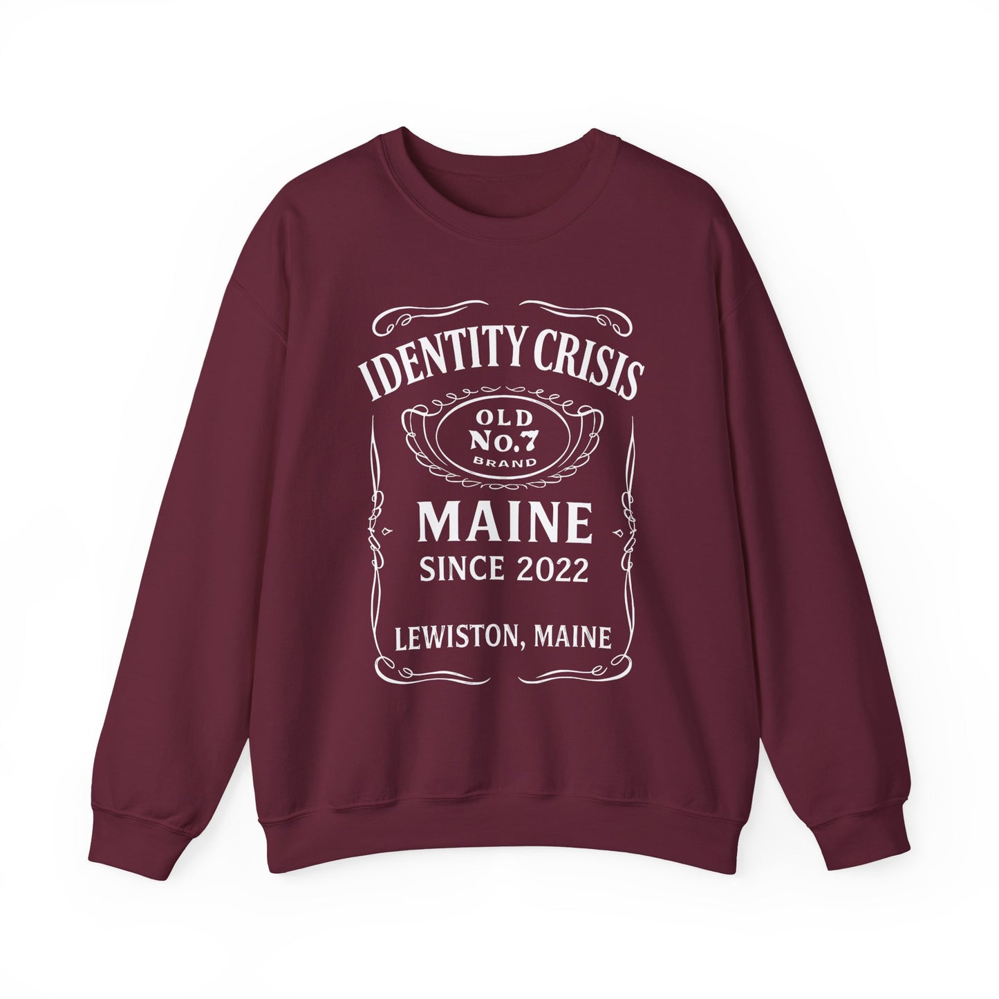 Identity Crisis Unisex Crewneck Sweatshirt Jack Daniel's Edition