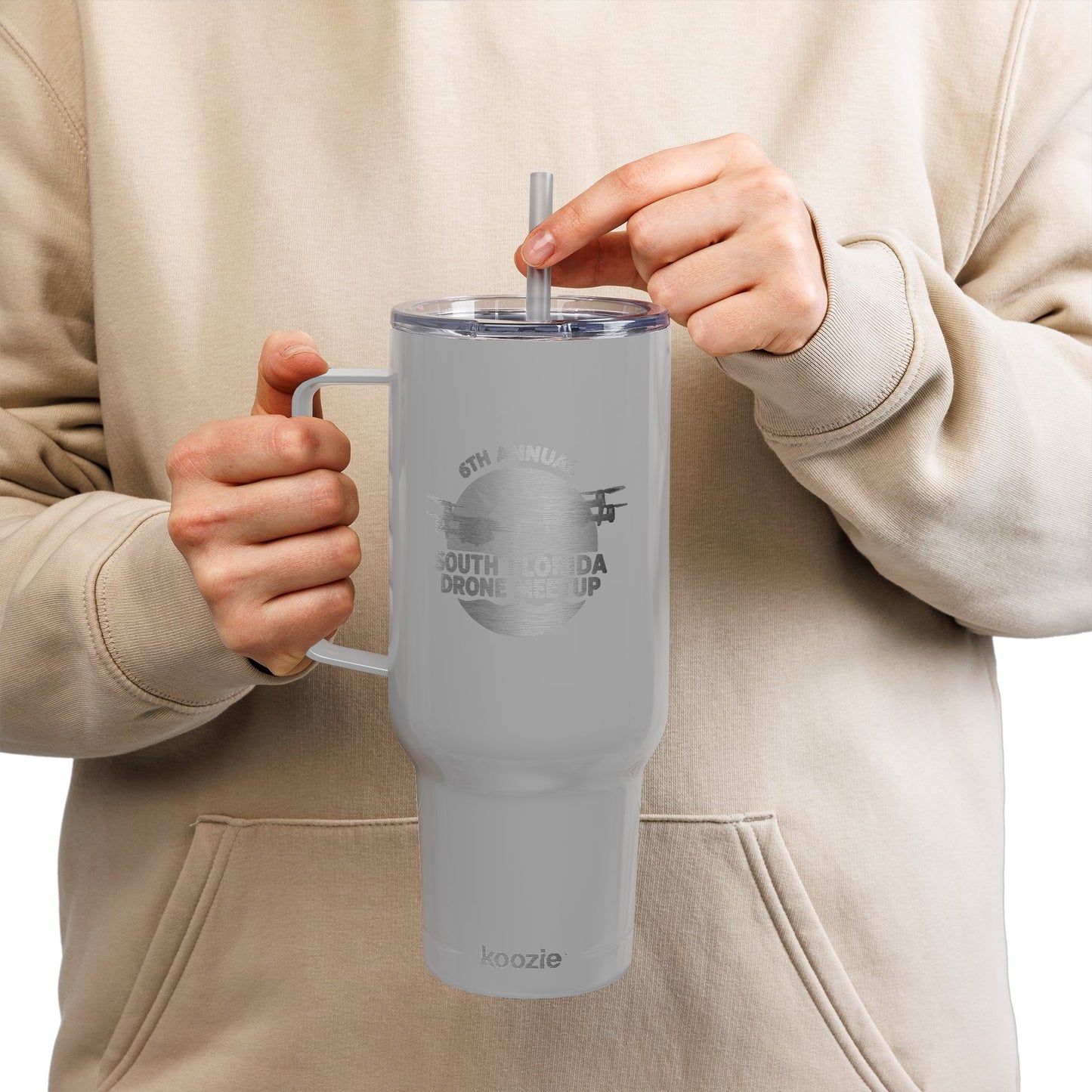 6th Annual South Florida Drone Meetup Insulated Tumbler for Hot & Cold Beverages, 40oz