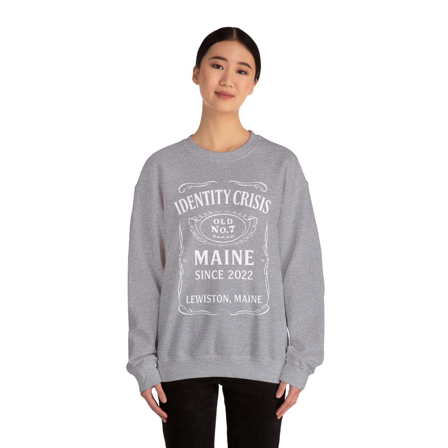 Identity Crisis Unisex Crewneck Sweatshirt Jack Daniel's Edition