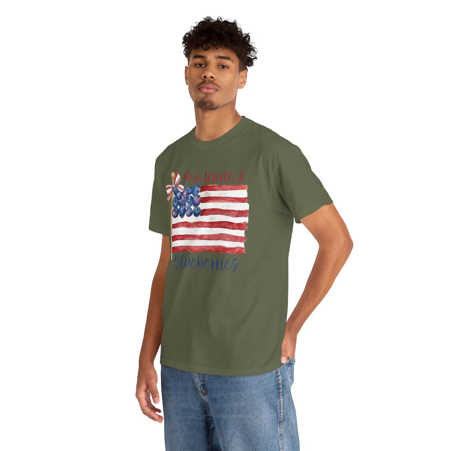 Red, White & Blueberries Tee