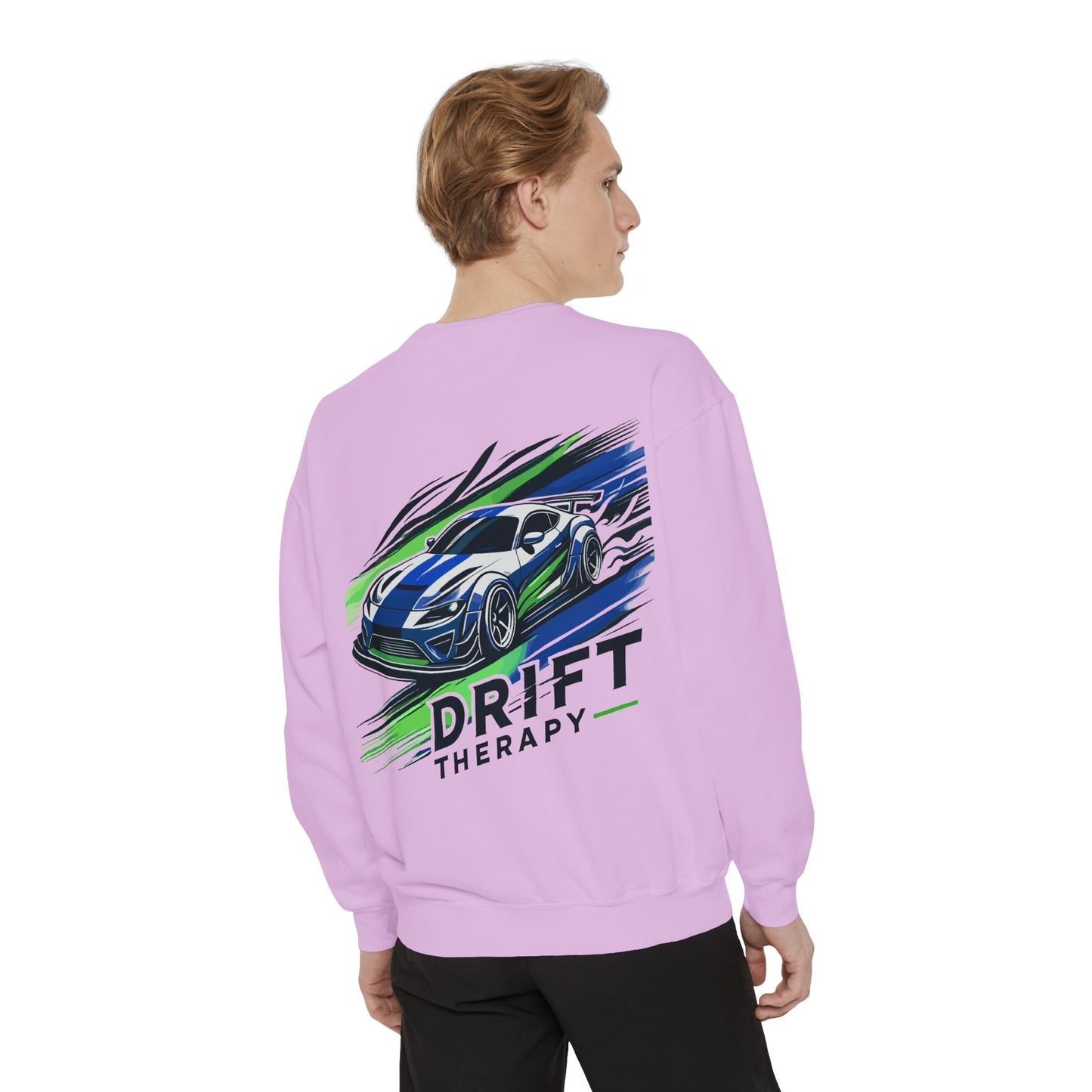 Unisex Sweatshirt - Control the Chaos, Drift Therapy, Casual Wear, Gift for Car Lovers, Everyday Comfort, Streetwear Style