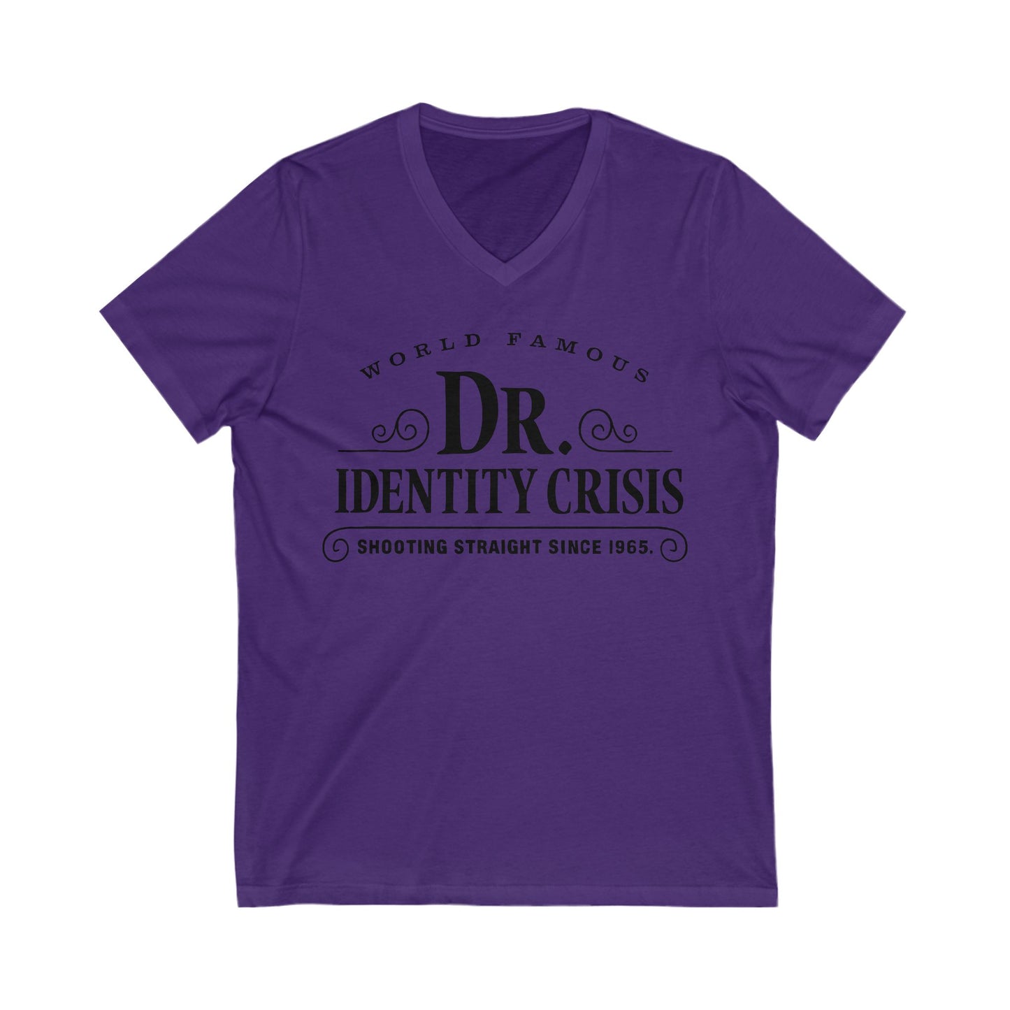 Identity Crisis Unisex V-Neck Tee Dr. McGillicuddy's Edition