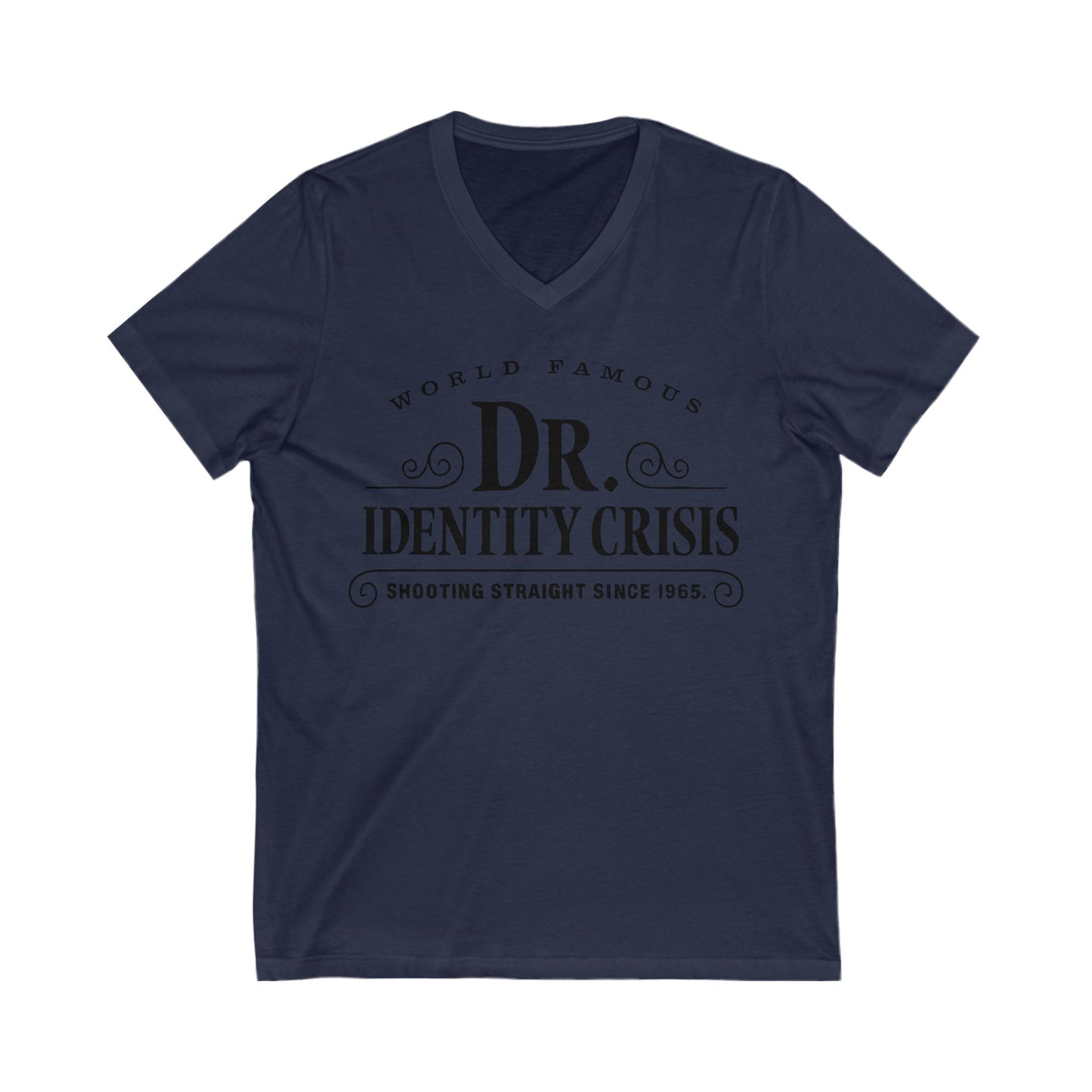 Identity Crisis Unisex V-Neck Tee Dr. McGillicuddy's Edition