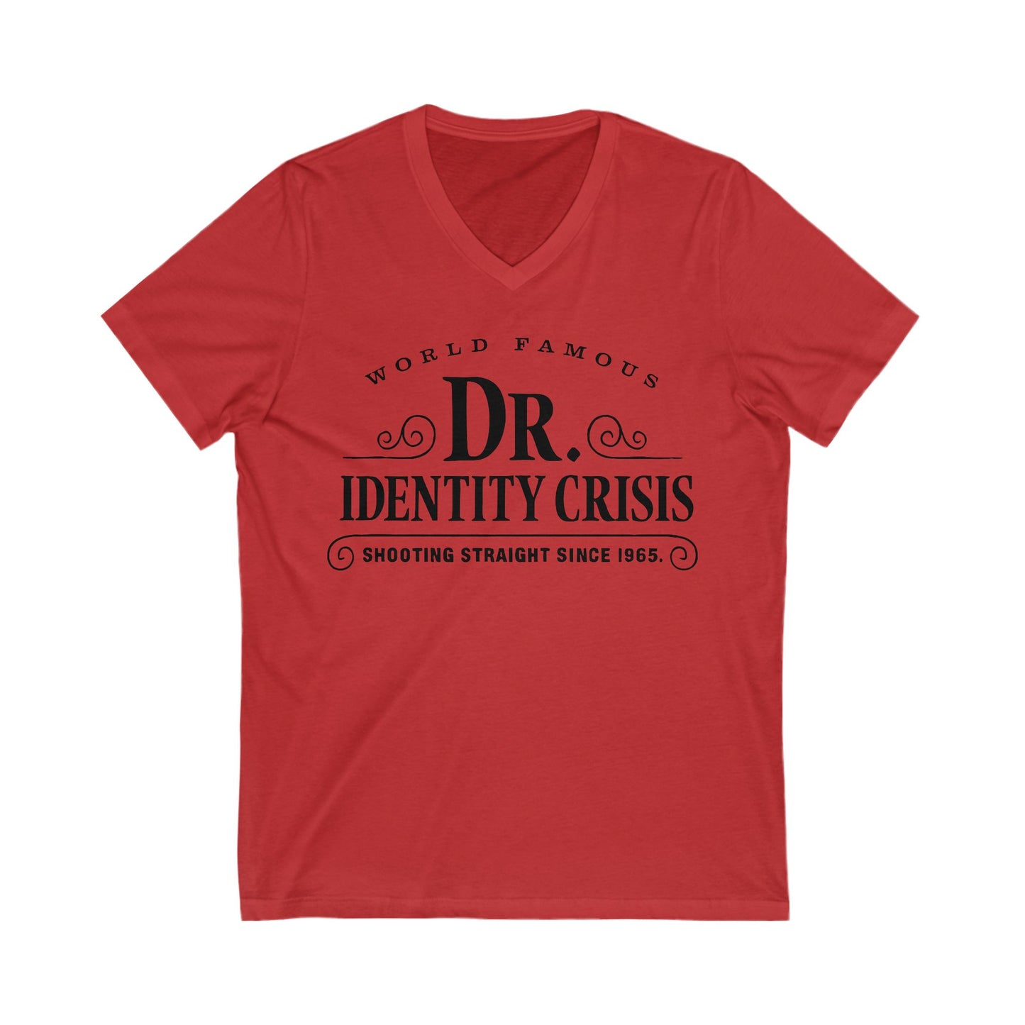 Identity Crisis Unisex V-Neck Tee Dr. McGillicuddy's Edition