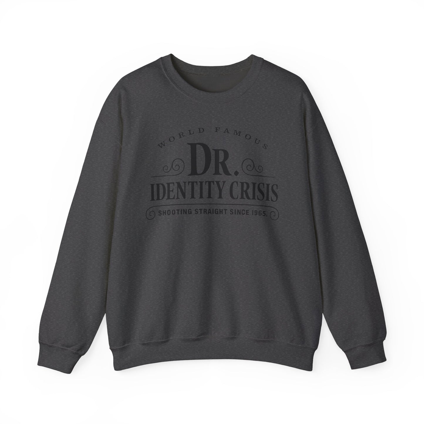 Identity Crisis Unisex Crewneck Sweatshirt Dr. McGillicuddy's Edition