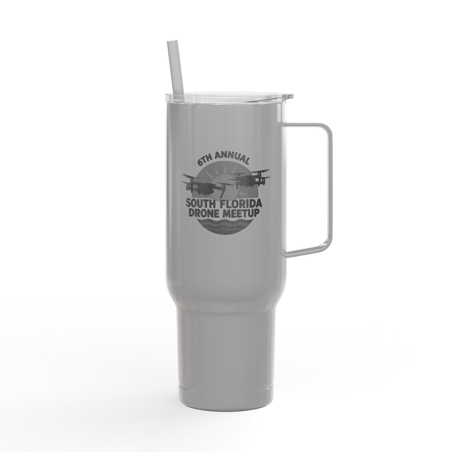 6th Annual South Florida Drone Meetup Insulated Tumbler for Hot & Cold Beverages, 40oz