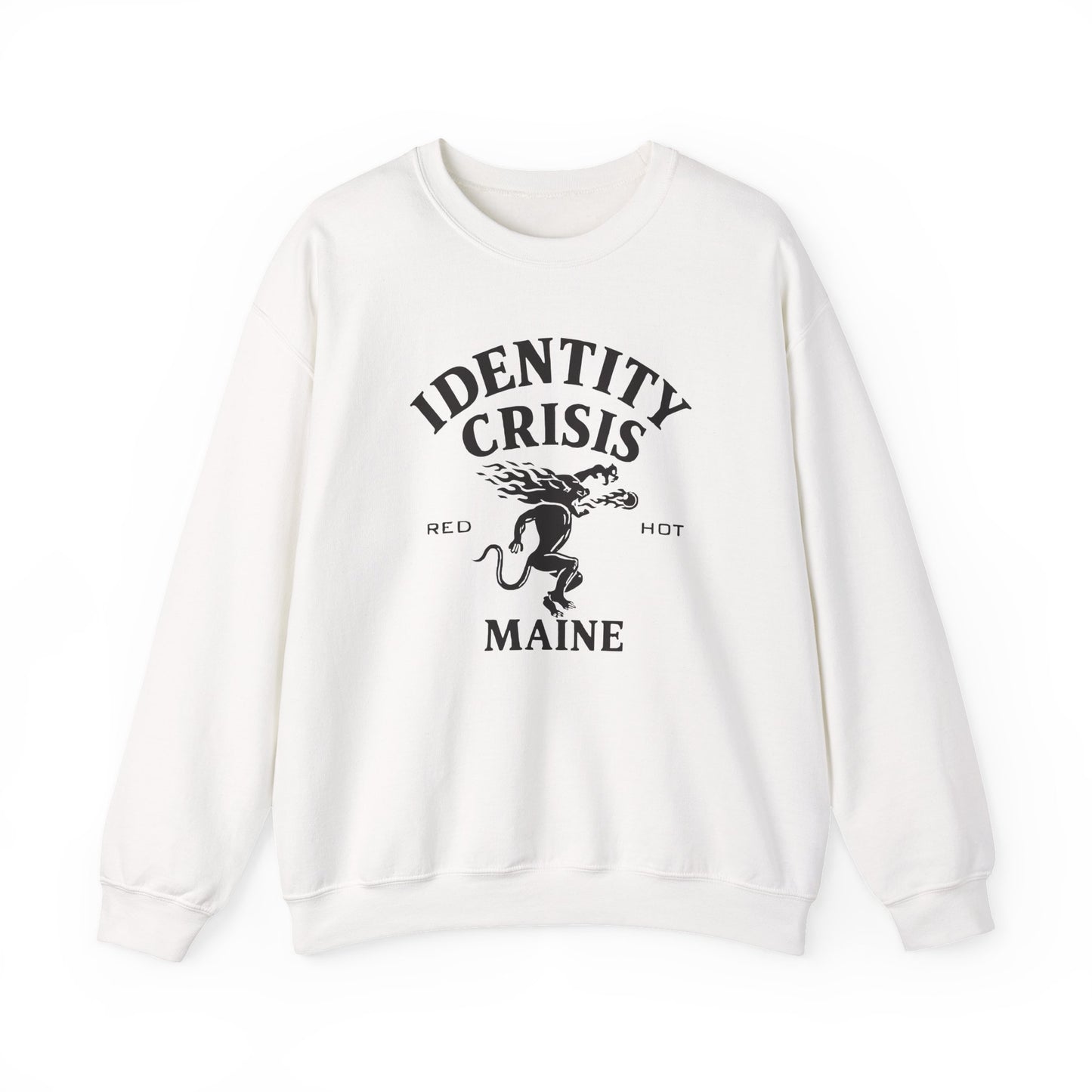 Identity Crisis Unisex Crewneck Sweatshirt Fireball Edition