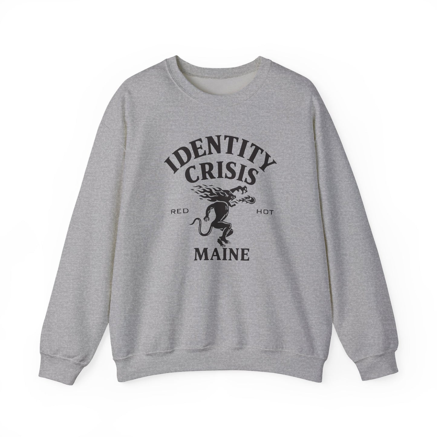 Identity Crisis Unisex Crewneck Sweatshirt Fireball Edition