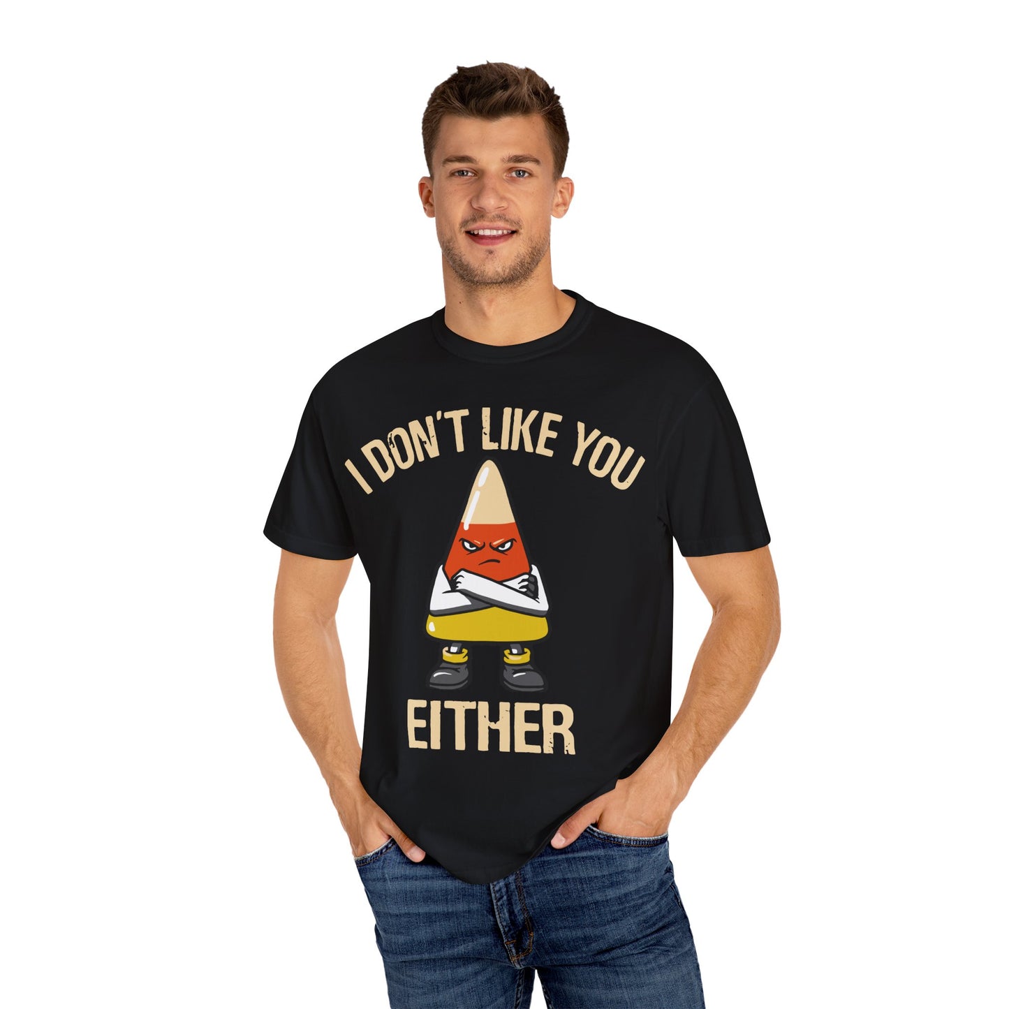Candy Corn Unisex Garment-Dyed T-shirt