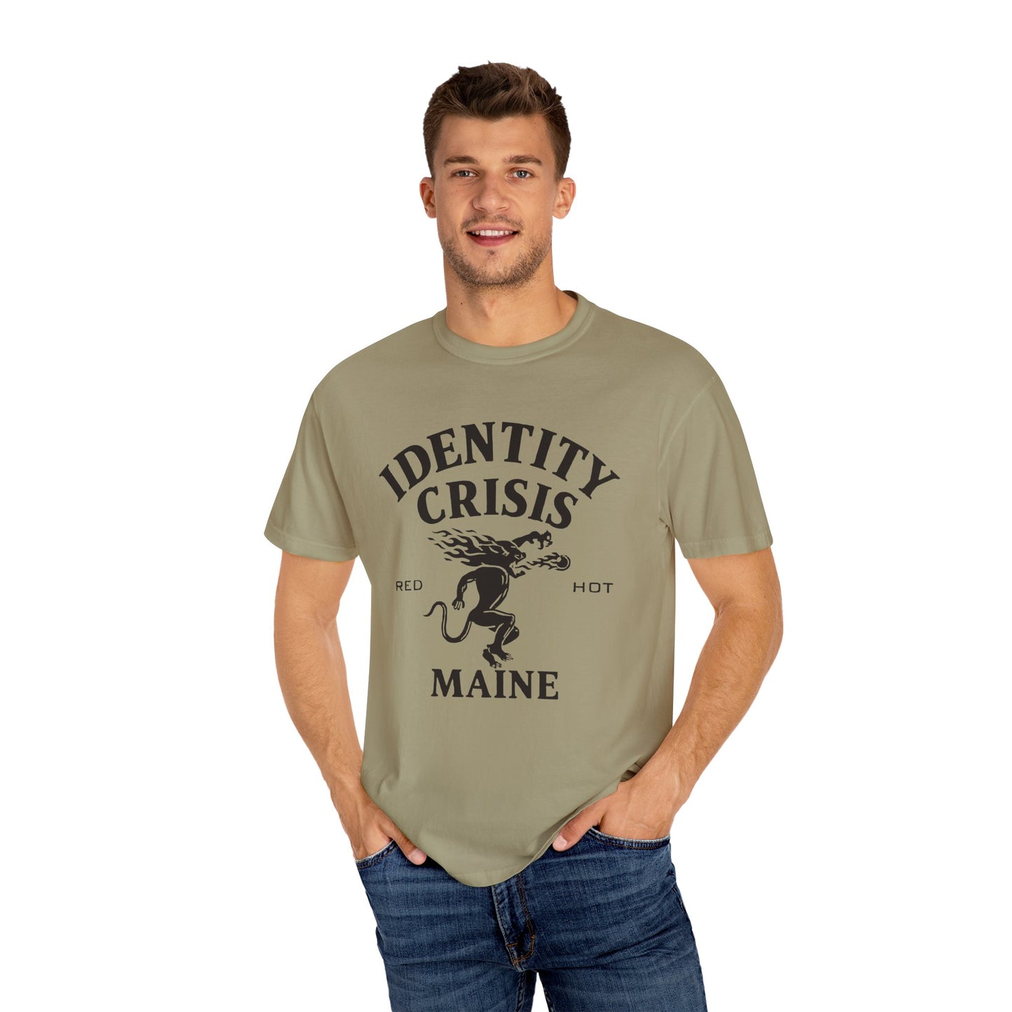 Unisex Identity Crisis T-shirt Fireball Edition
