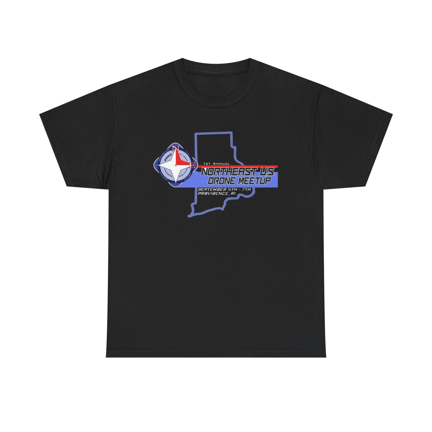 Inaugural Northeast Drone Meetup Unisex Tee, Drone