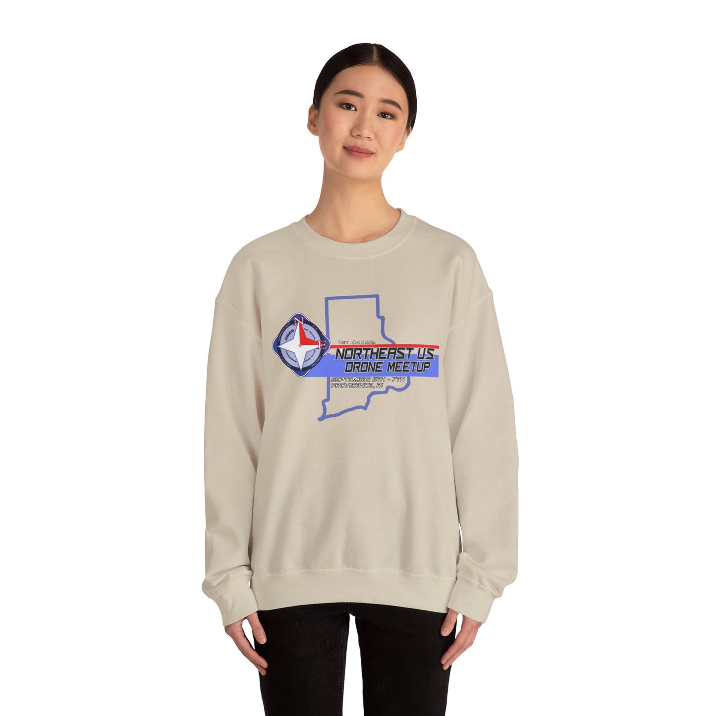Inaugural Northeast Drone Meetup Crewneck Sweatshirt