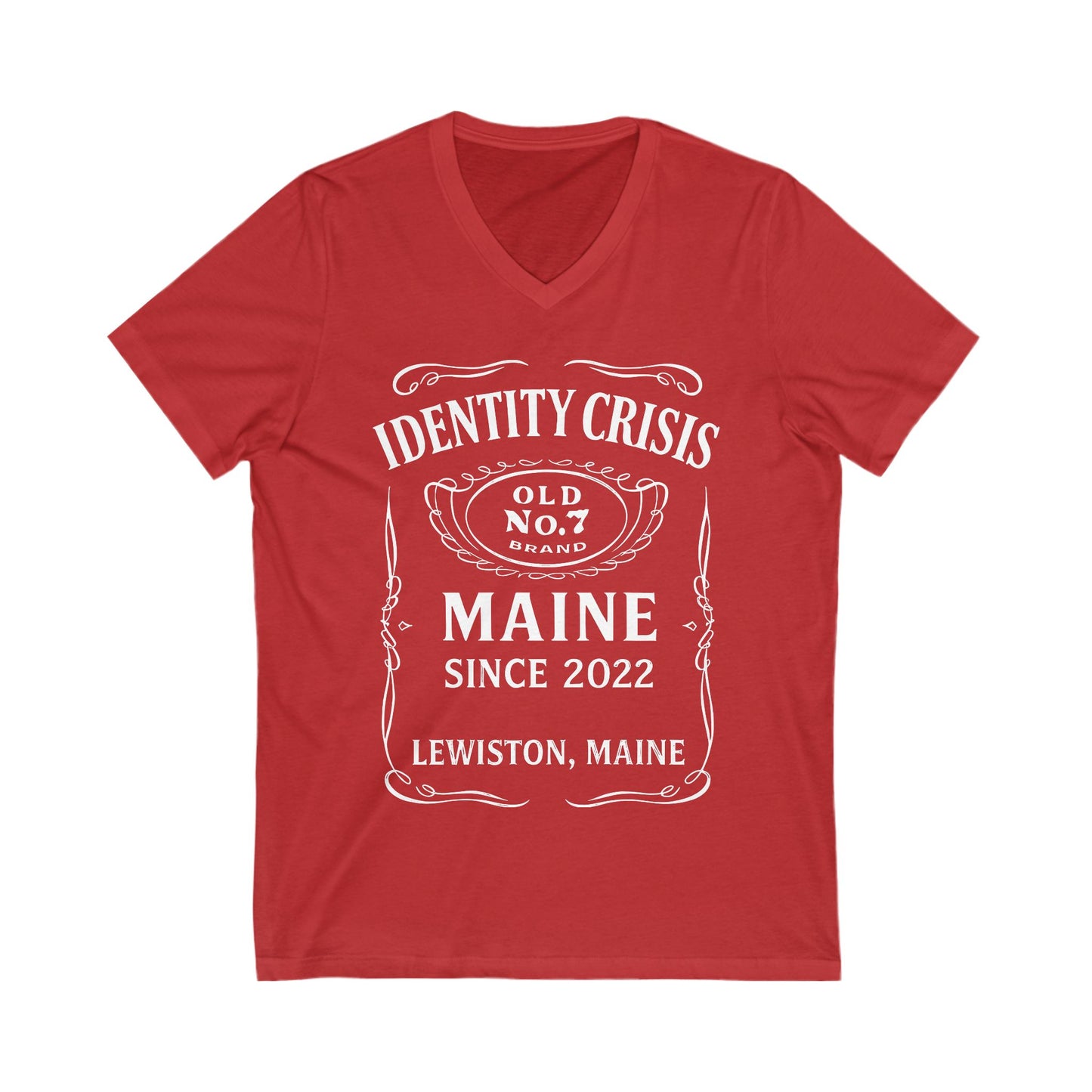 Identity Crisis Unisex V-Neck Tee Jack Daniel's Edition