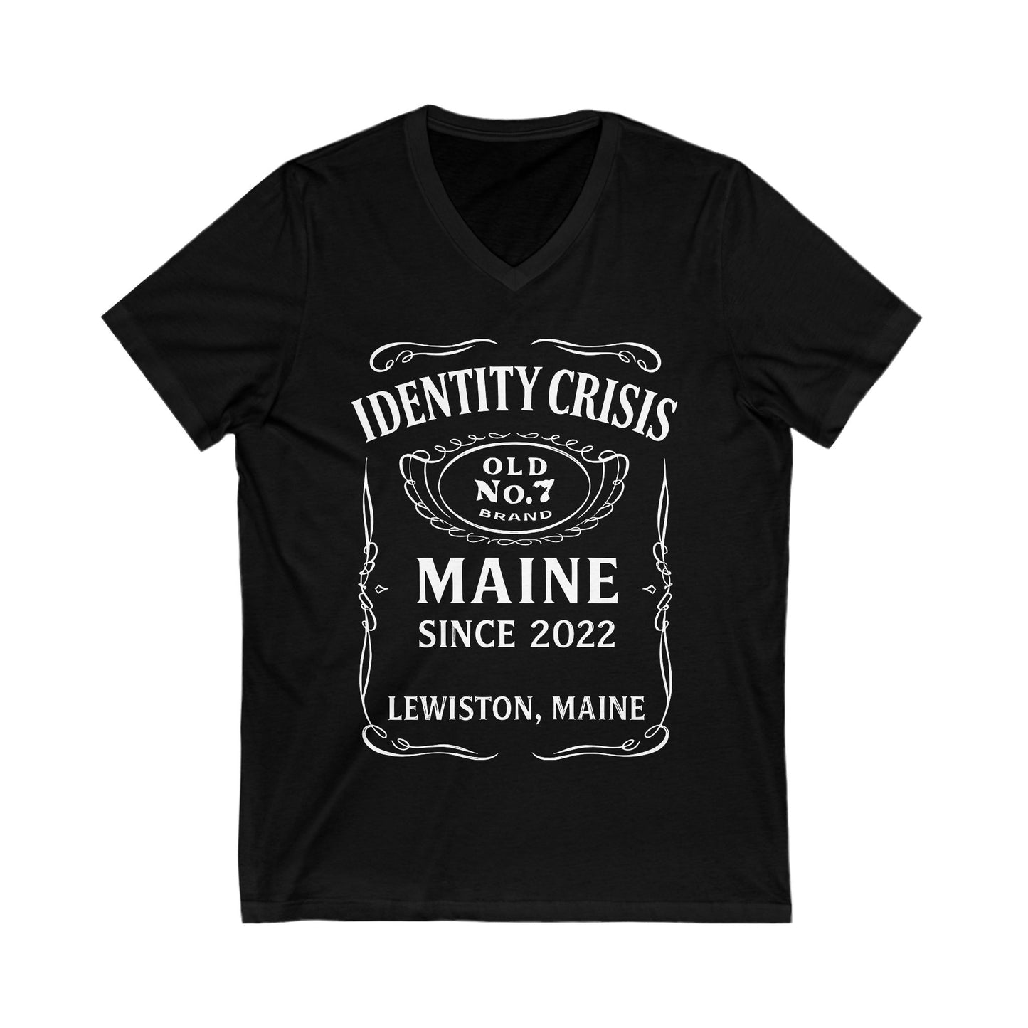Identity Crisis Unisex V-Neck Tee Jack Daniel's Edition