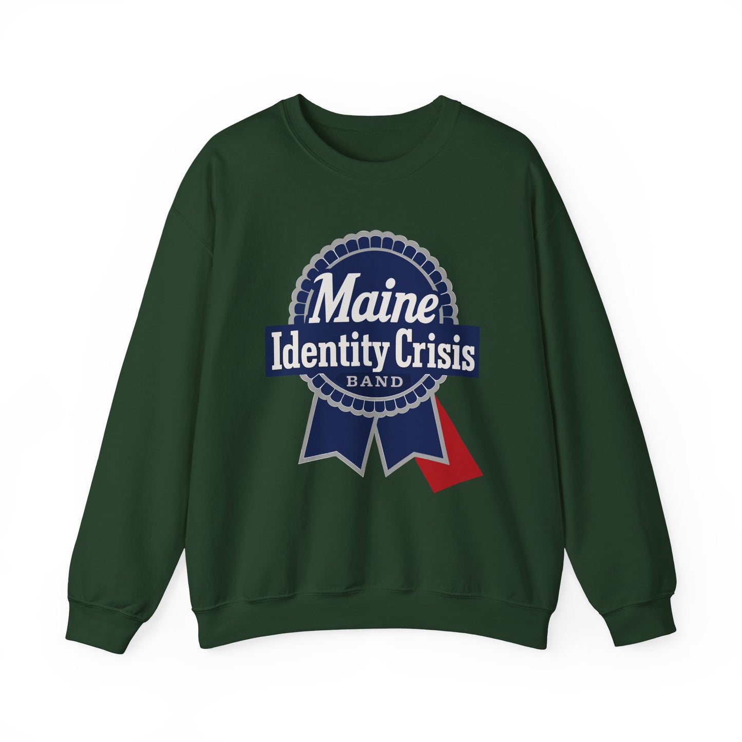 Identity Crisis Unisex Crewneck Sweatshirt Pabst Blue Ribbon Edition