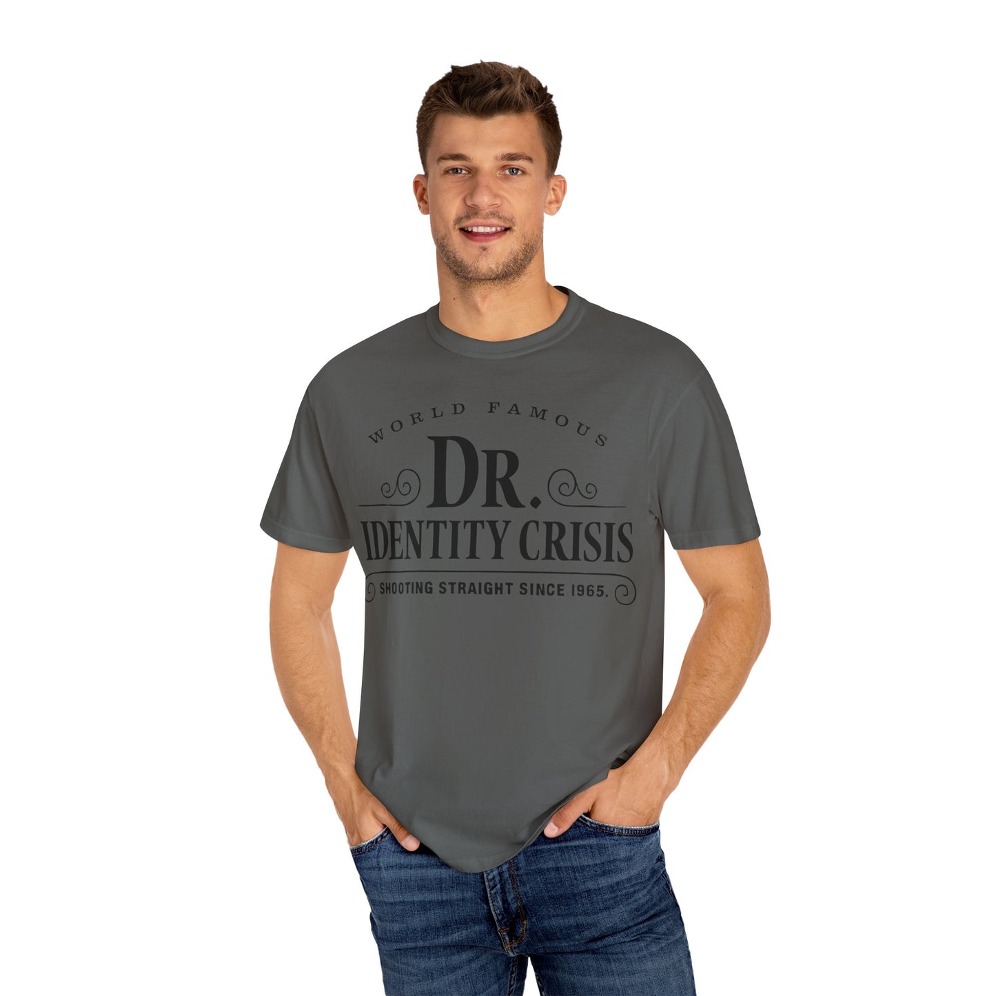 Unisex Identity Crisis T-shirt Dr. McGillicuddy's Edition